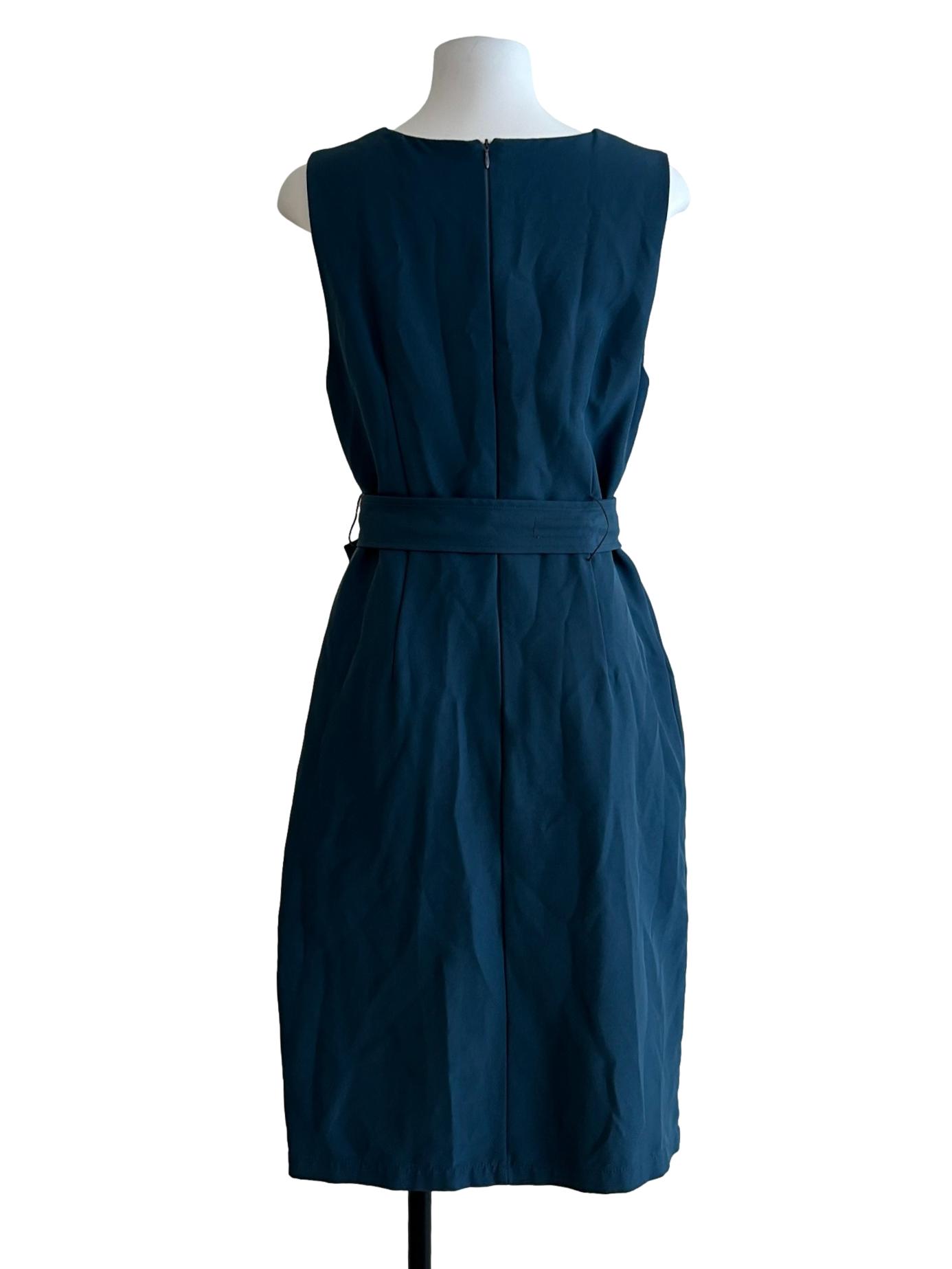 Aegean Blue Button Detail Dress