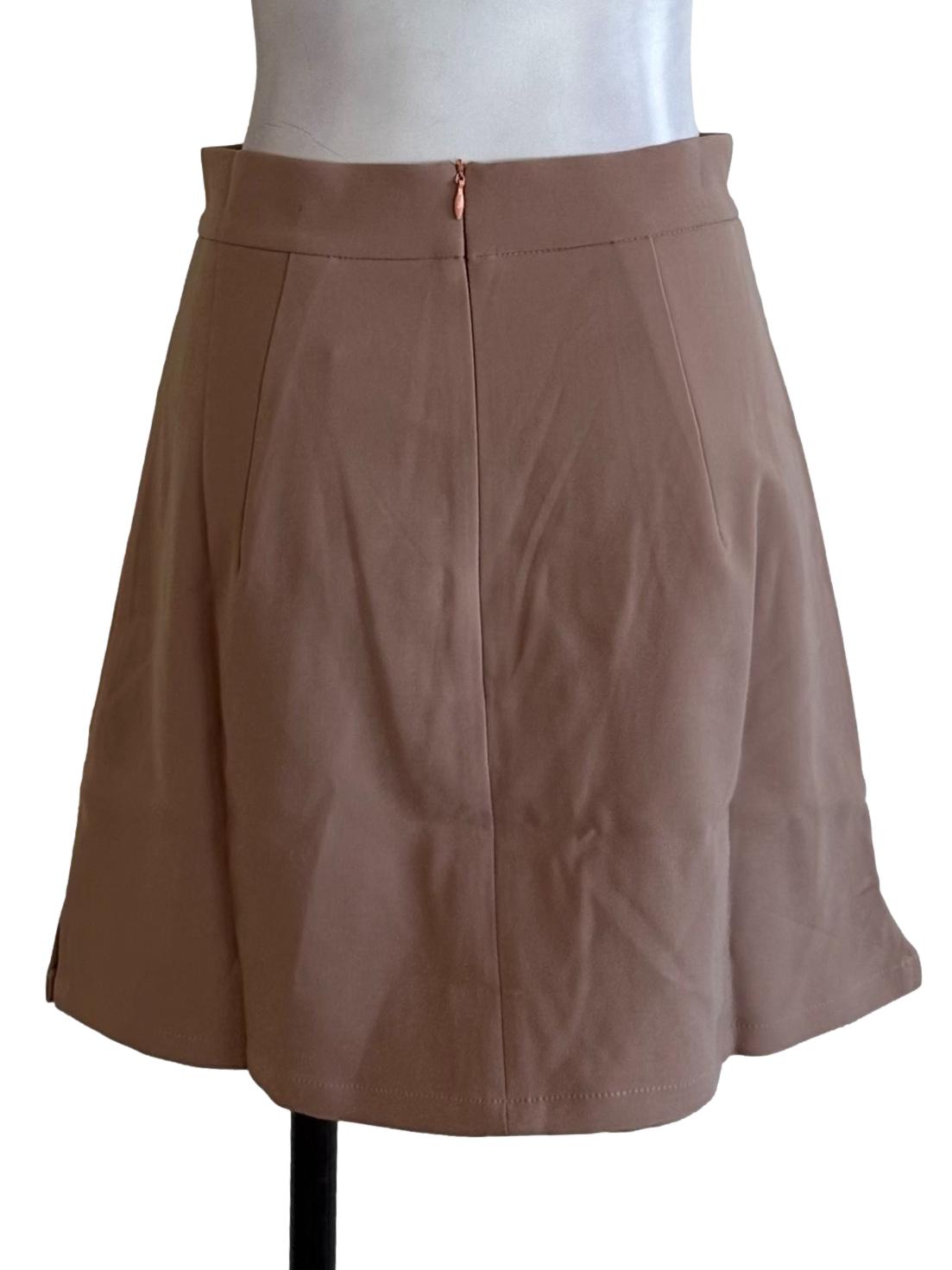 Sepia Brown Mini Skorts