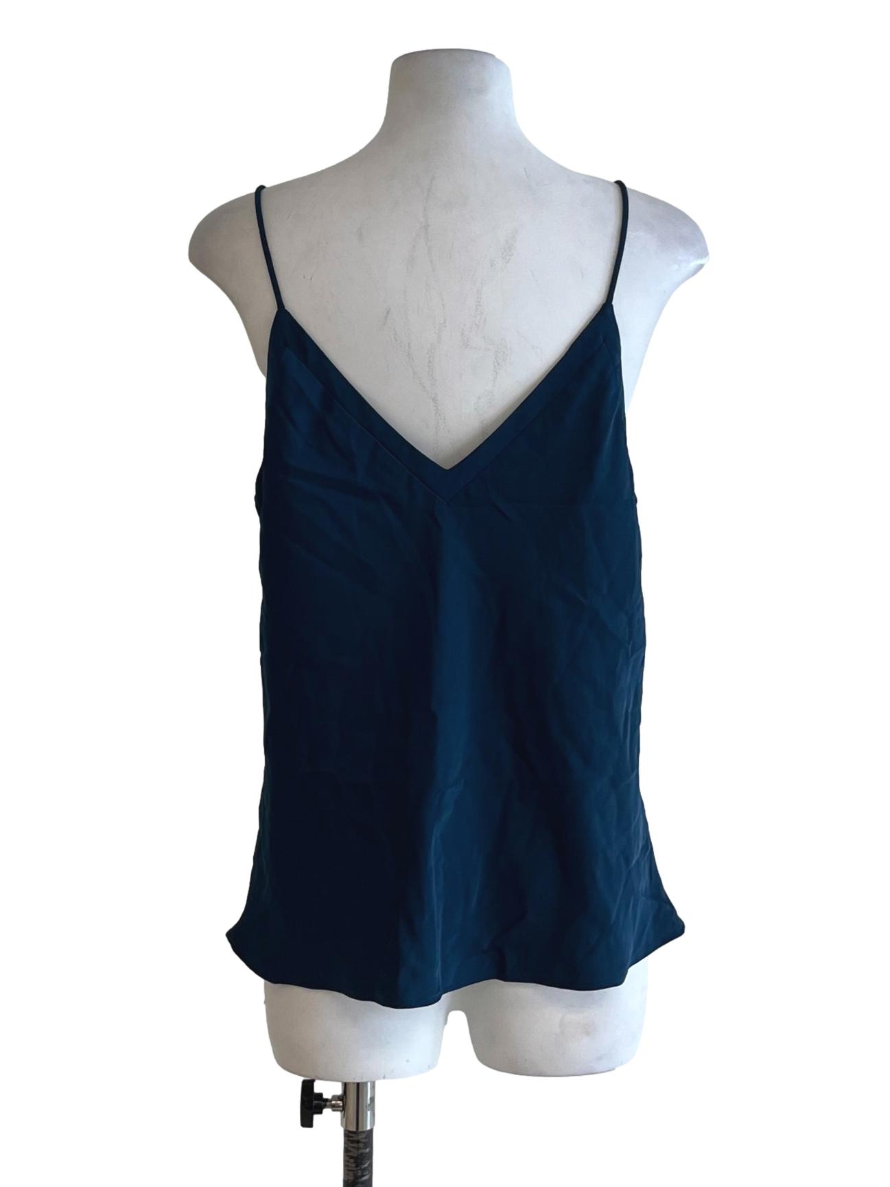 Aegean Blue V-Neckline Sleeveless Top