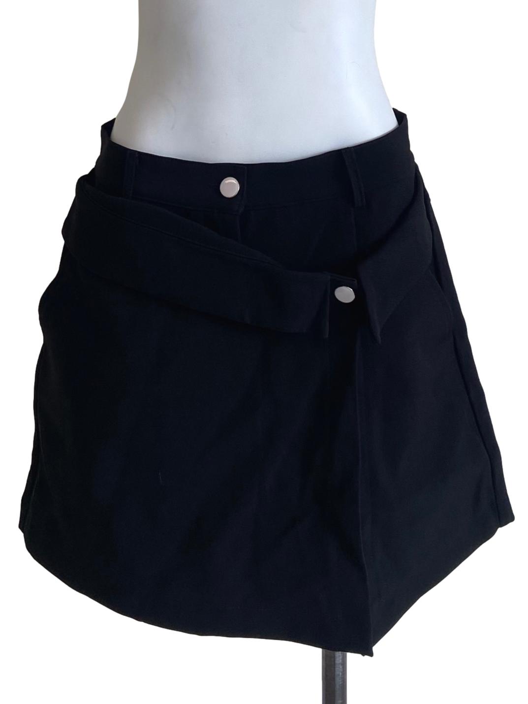Black Twill Skorts
