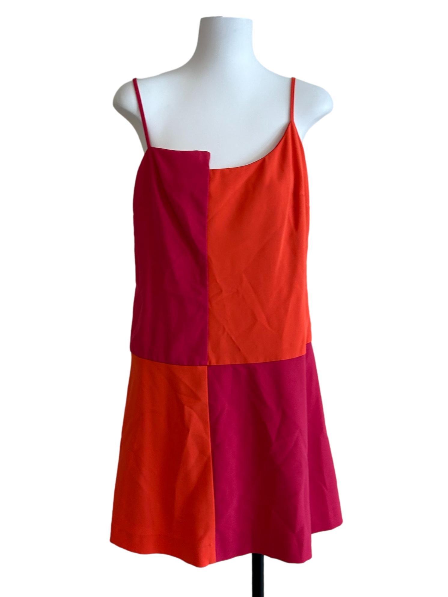 Orange And Pink Cami Dress