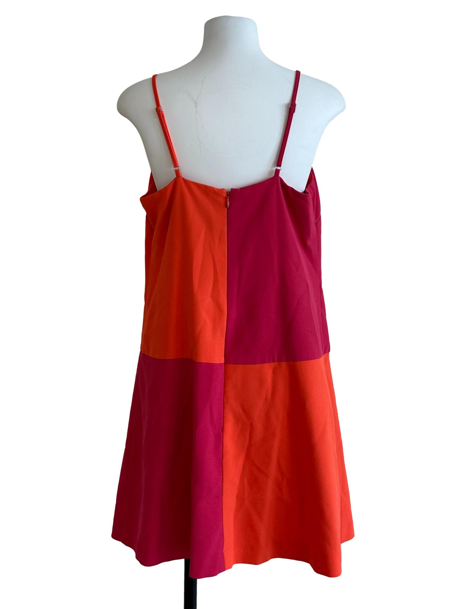 Orange And Pink Cami Dress