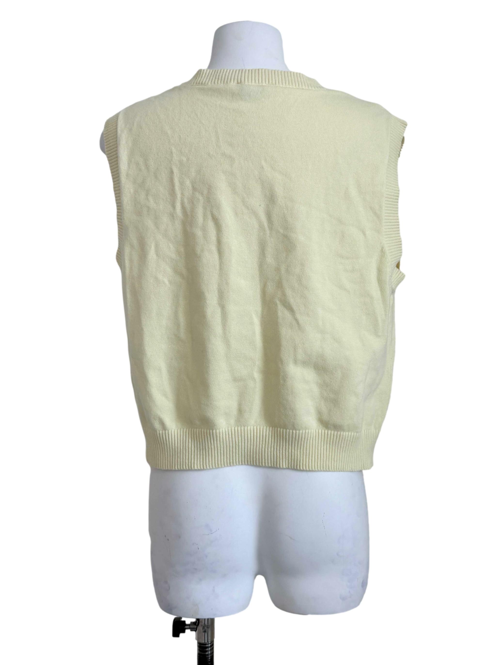 Blonde Yellow Knit Top