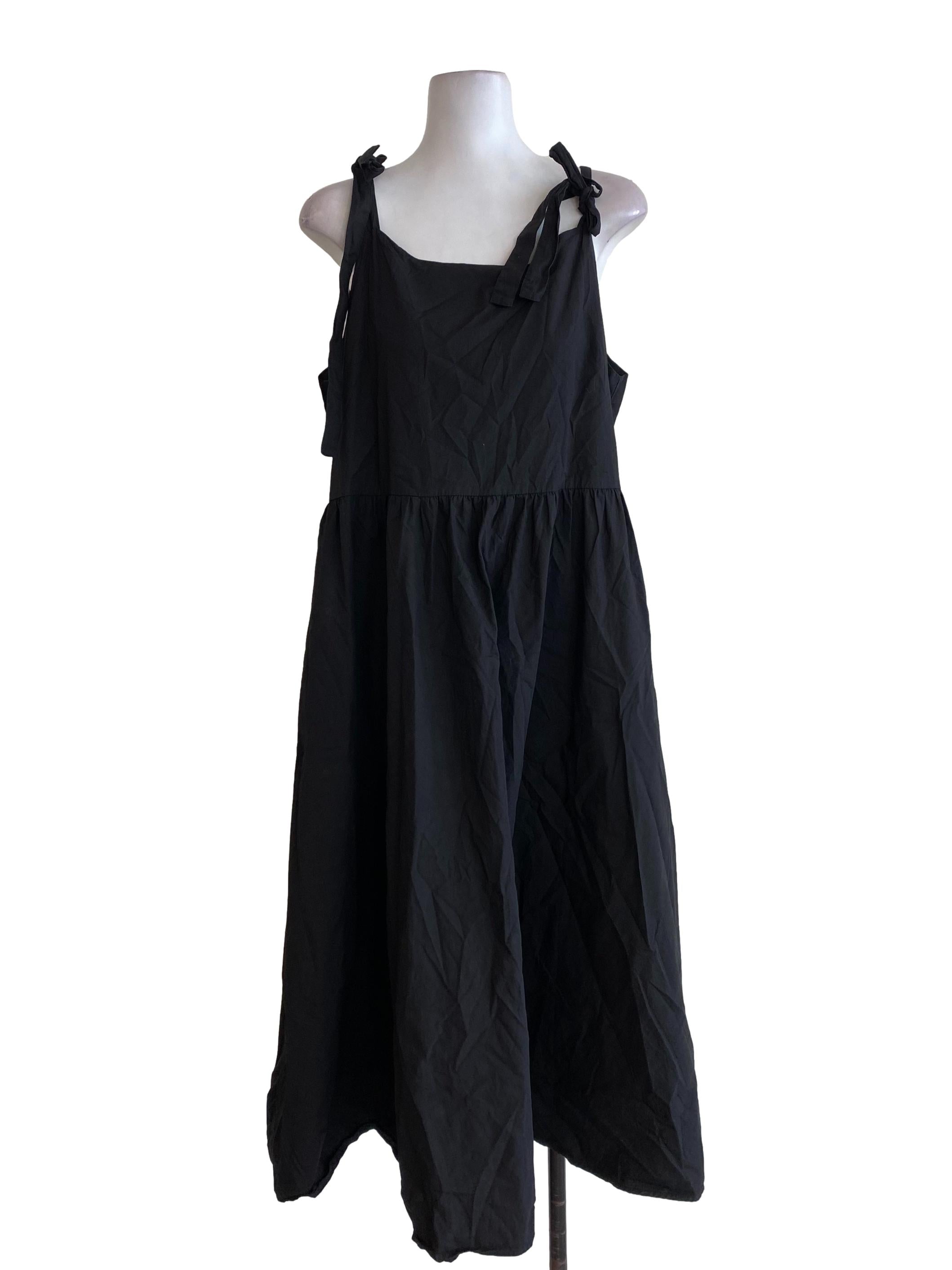 Black Blouson Dress