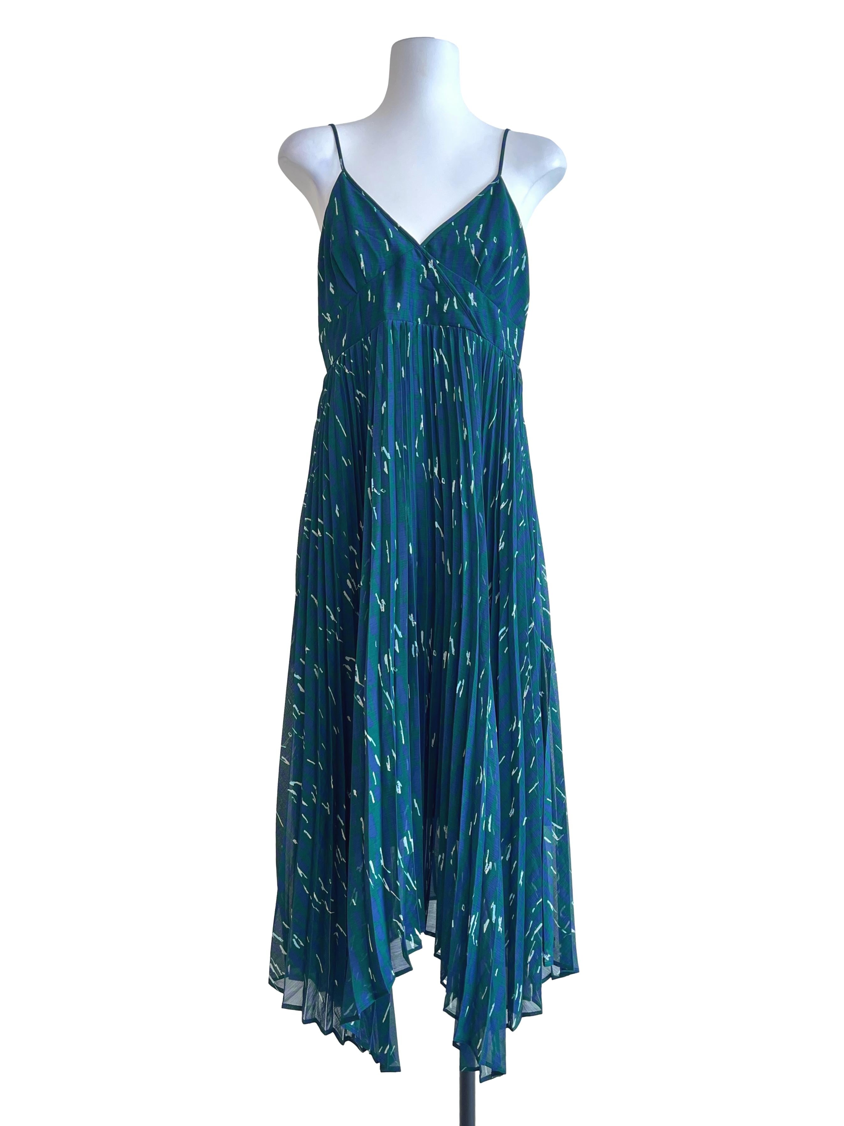 Indigo Blue Sweetheart Sleeveless Slip Dress