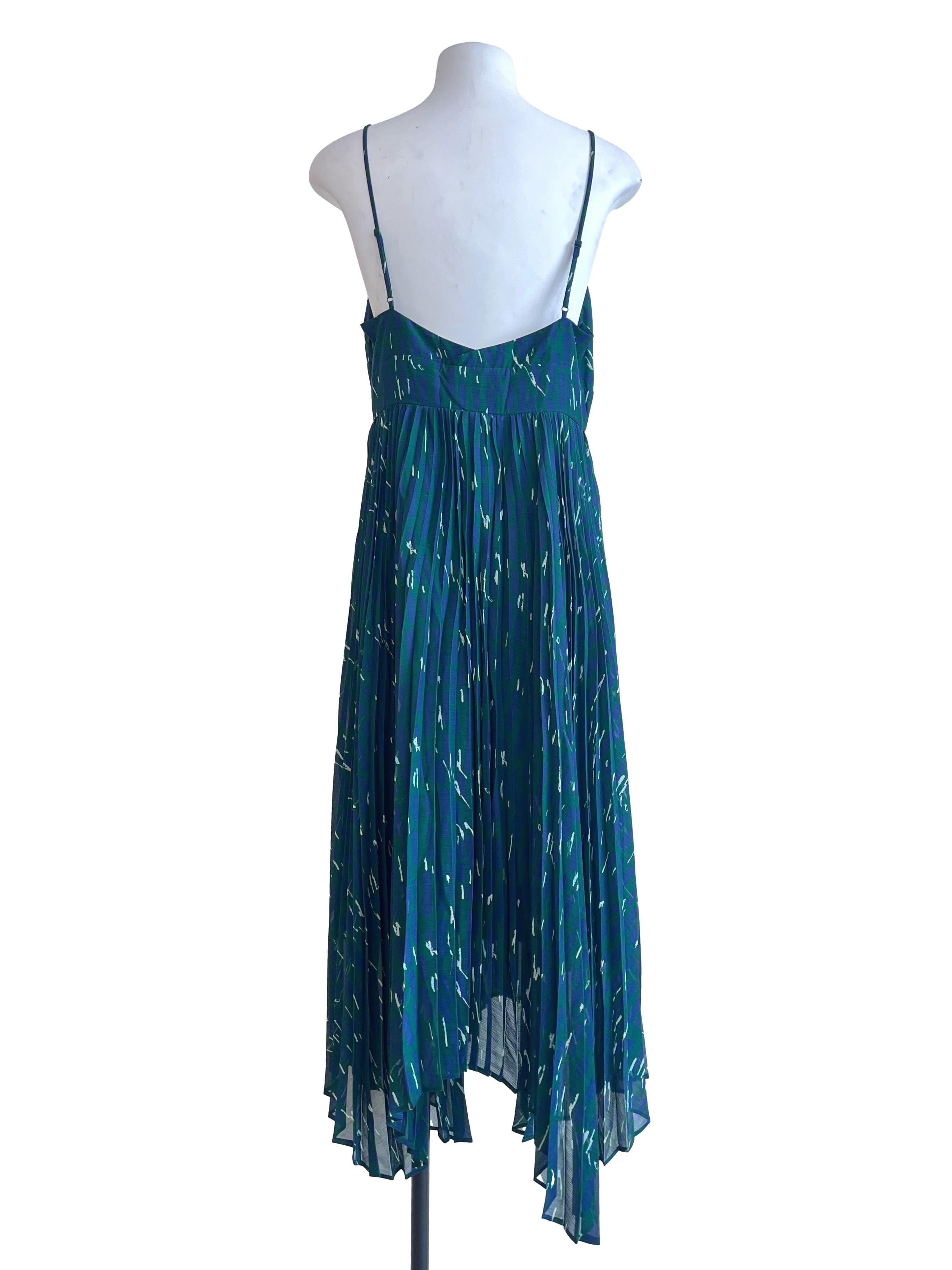 Indigo Blue Sweetheart Sleeveless Slip Dress