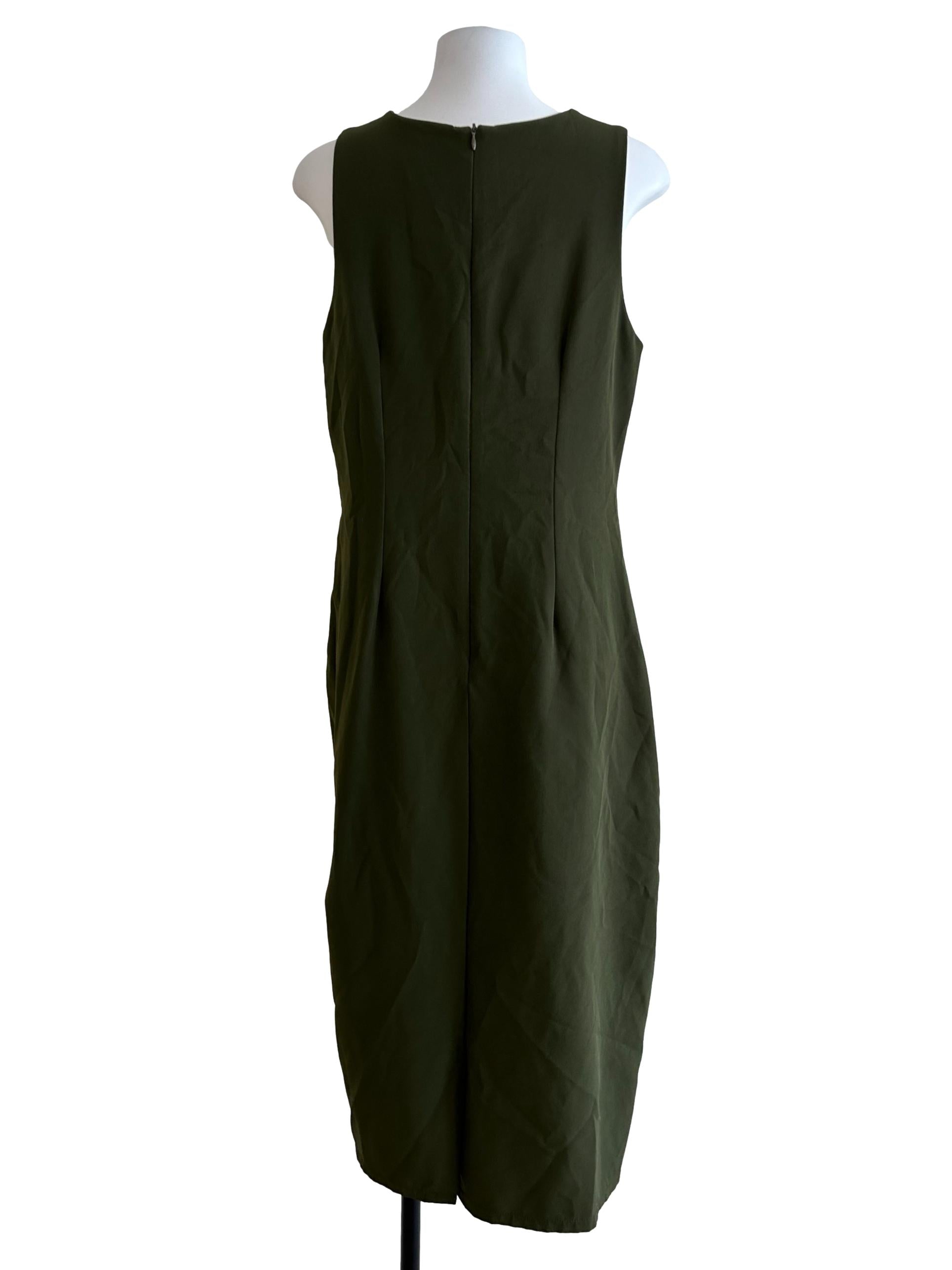 Pickle Green Sleeveless Dress