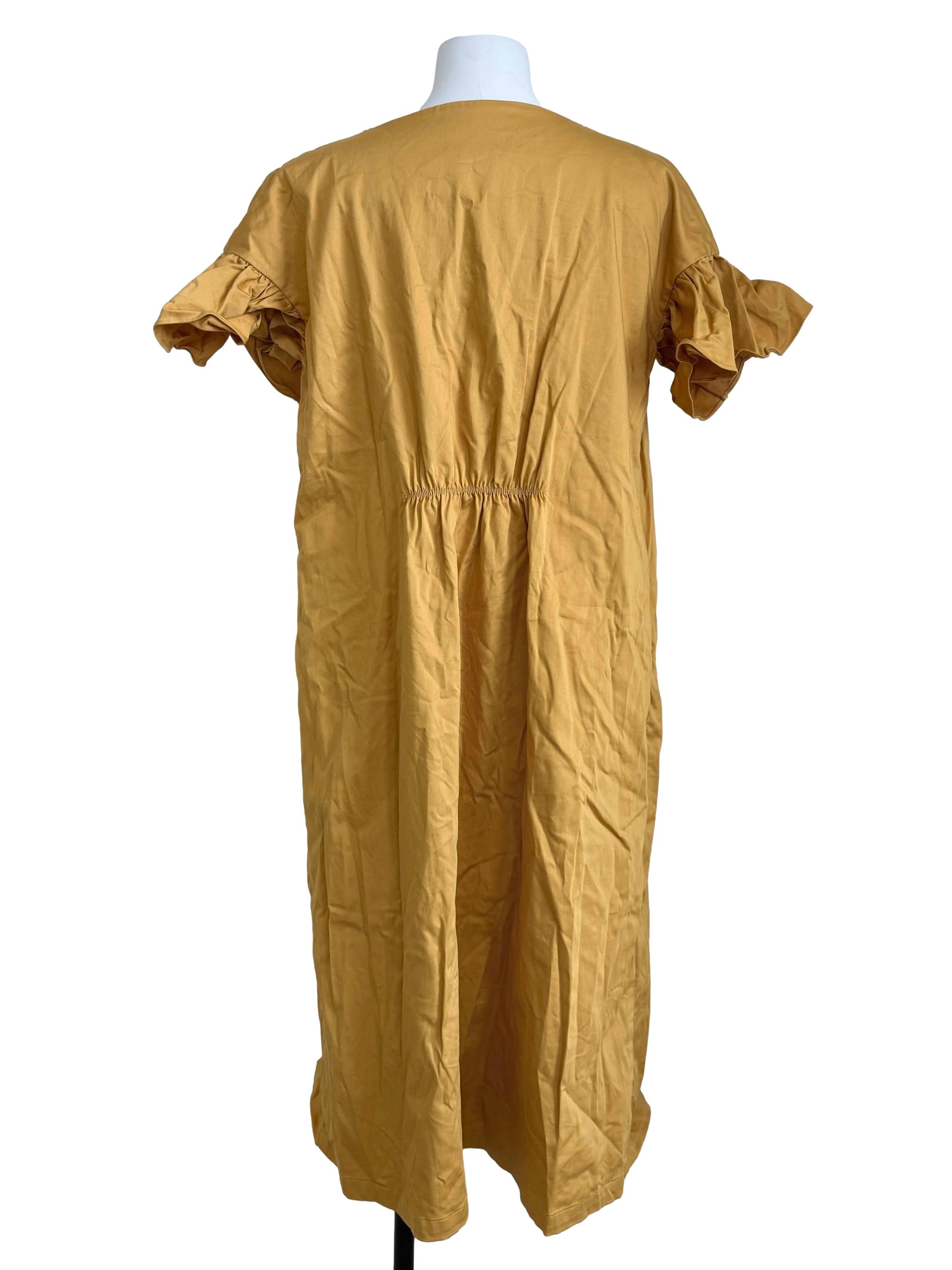 Butterscotch Yellow Shirt Dress