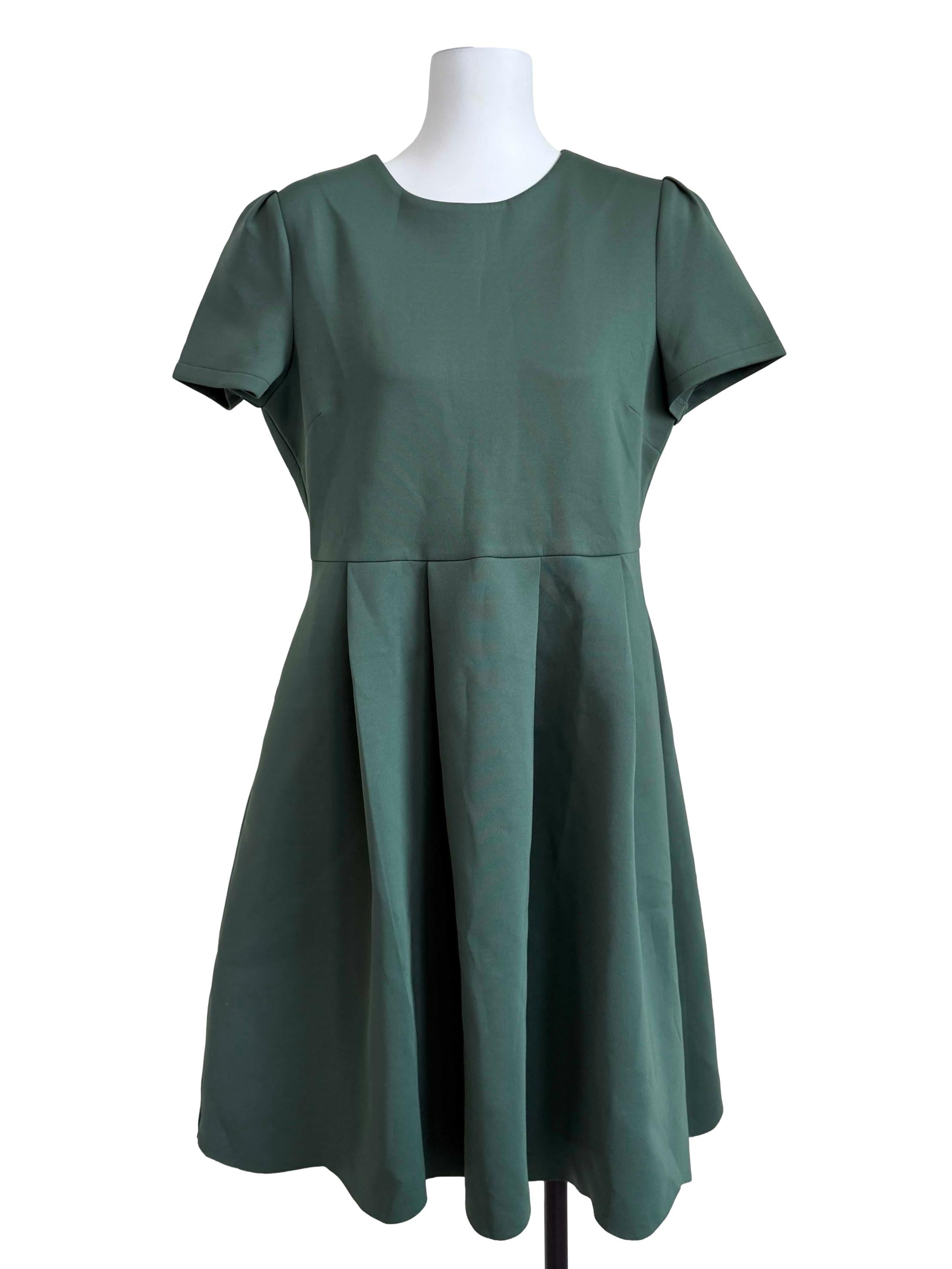 Seaweed Green Shirt Dress