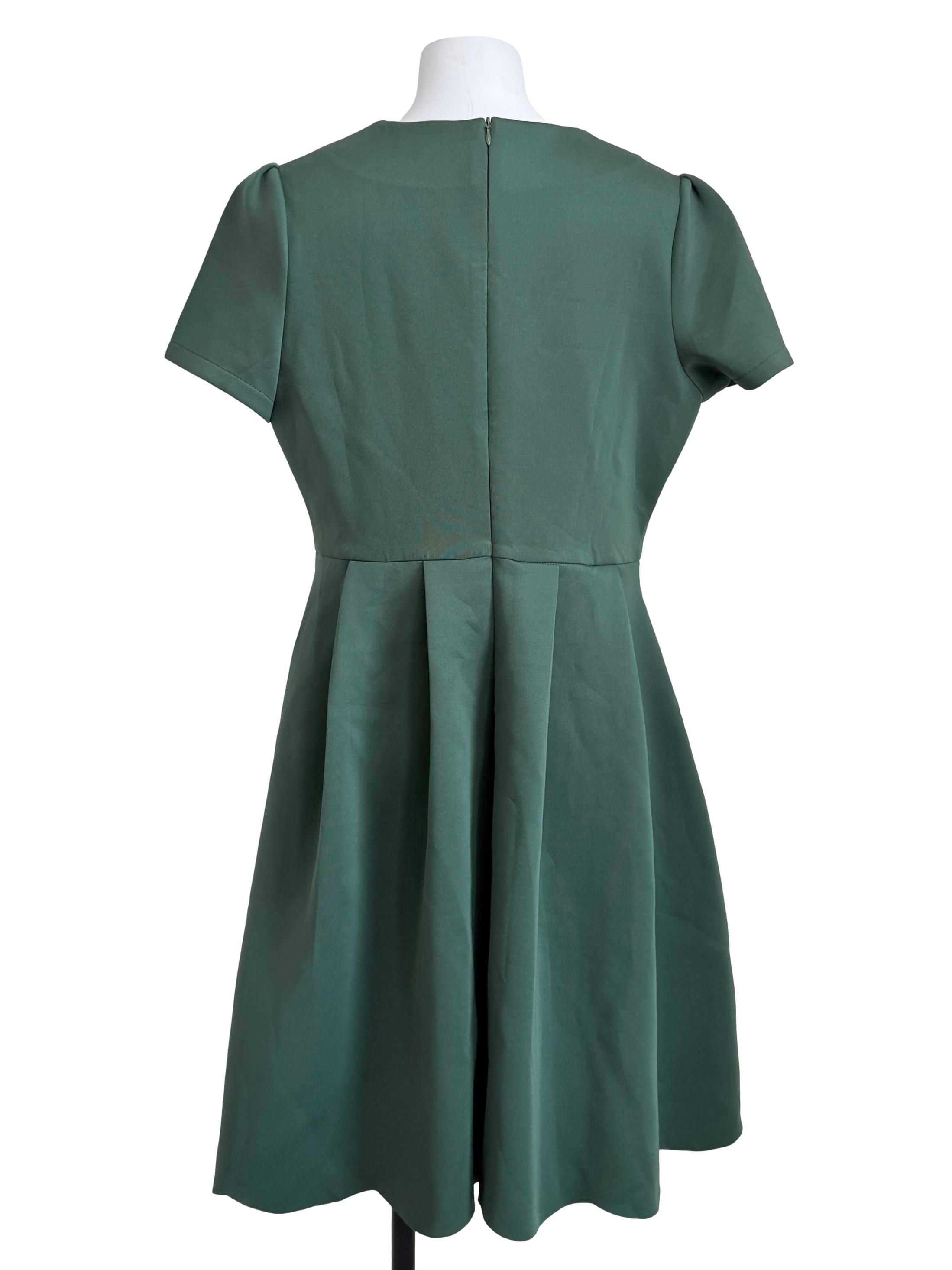Seaweed Green Shirt Dress