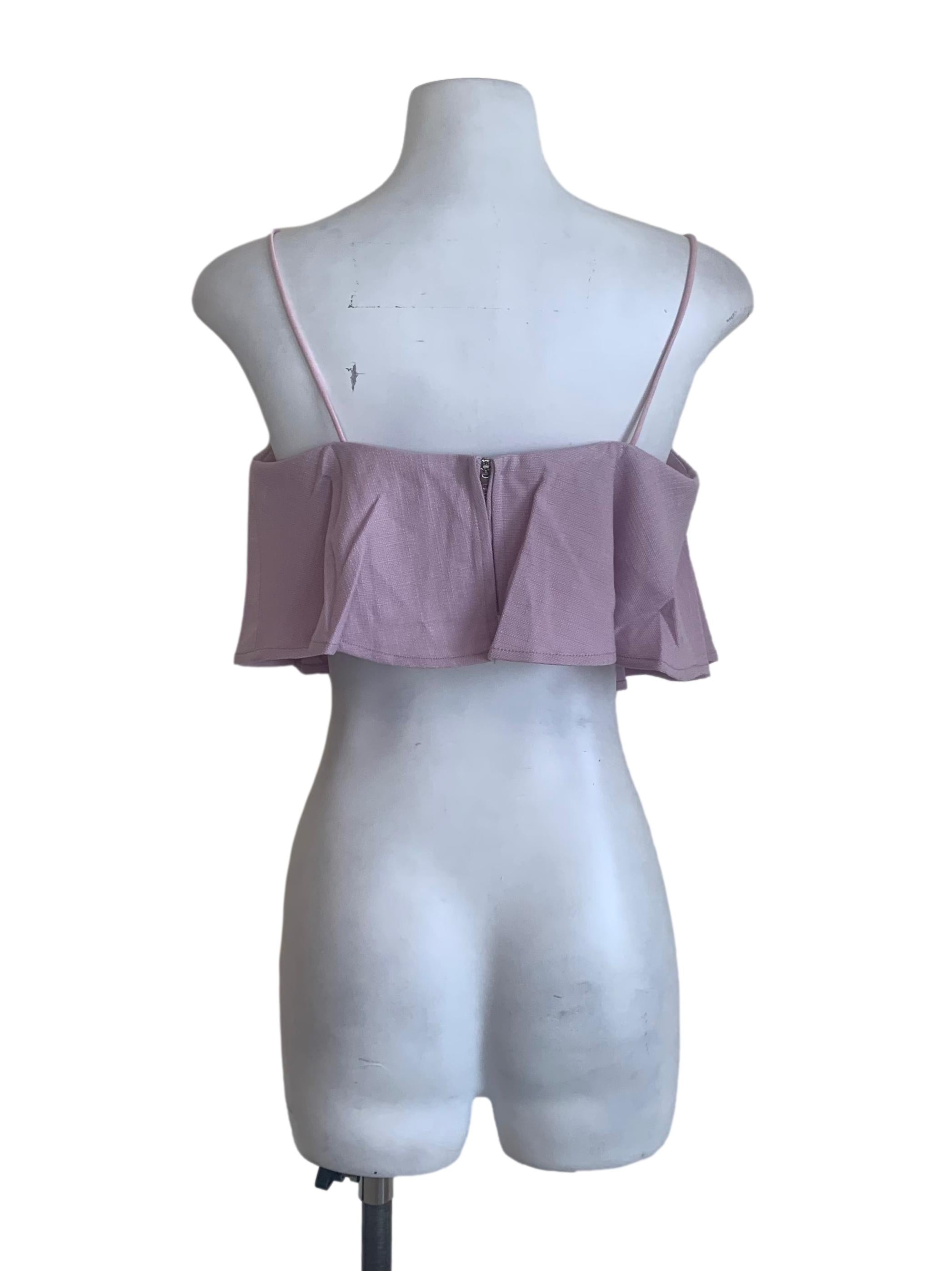Heather Purple Spaghetti Strap Top