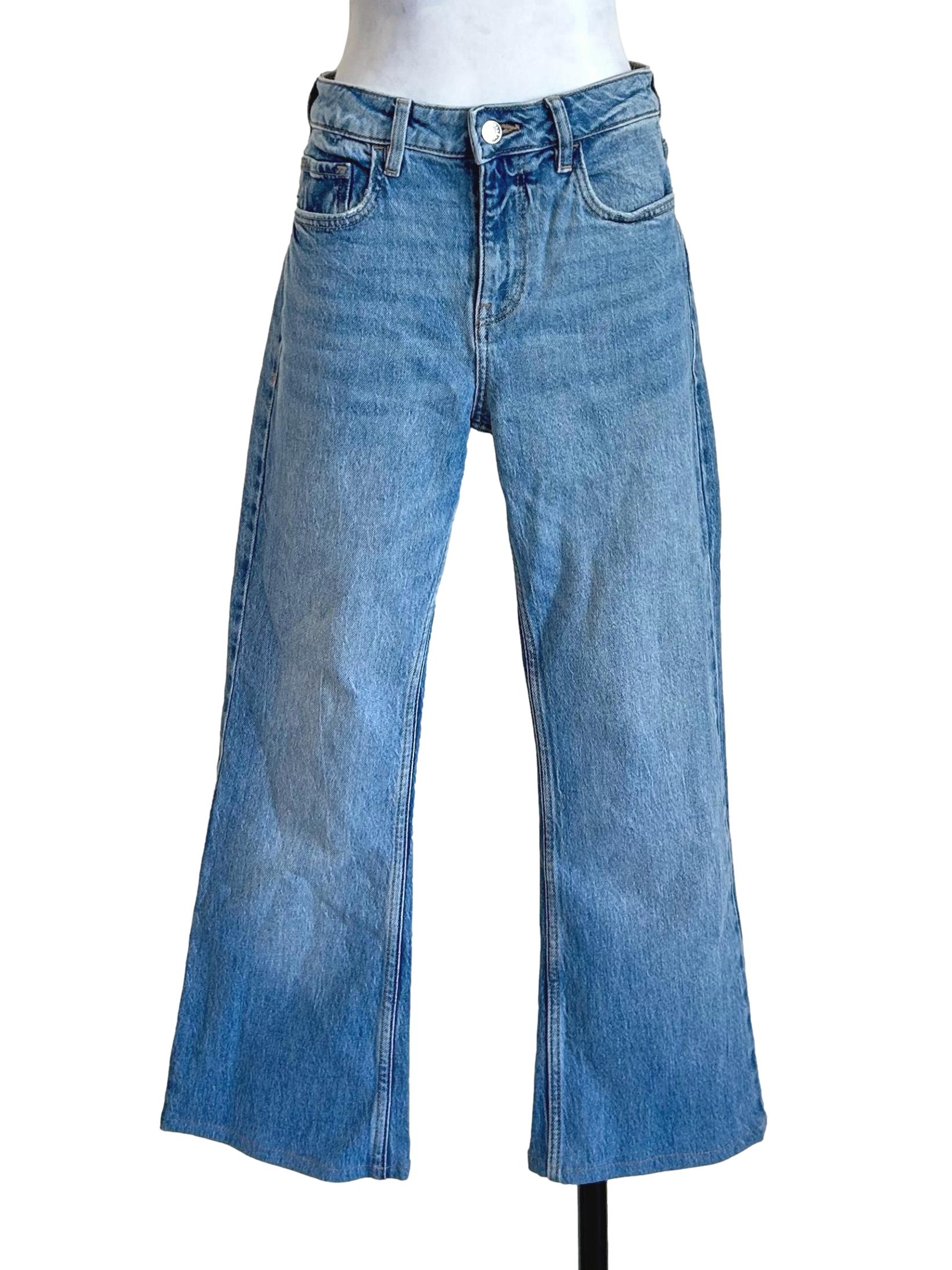 Light Blue Denim Flare Jeans