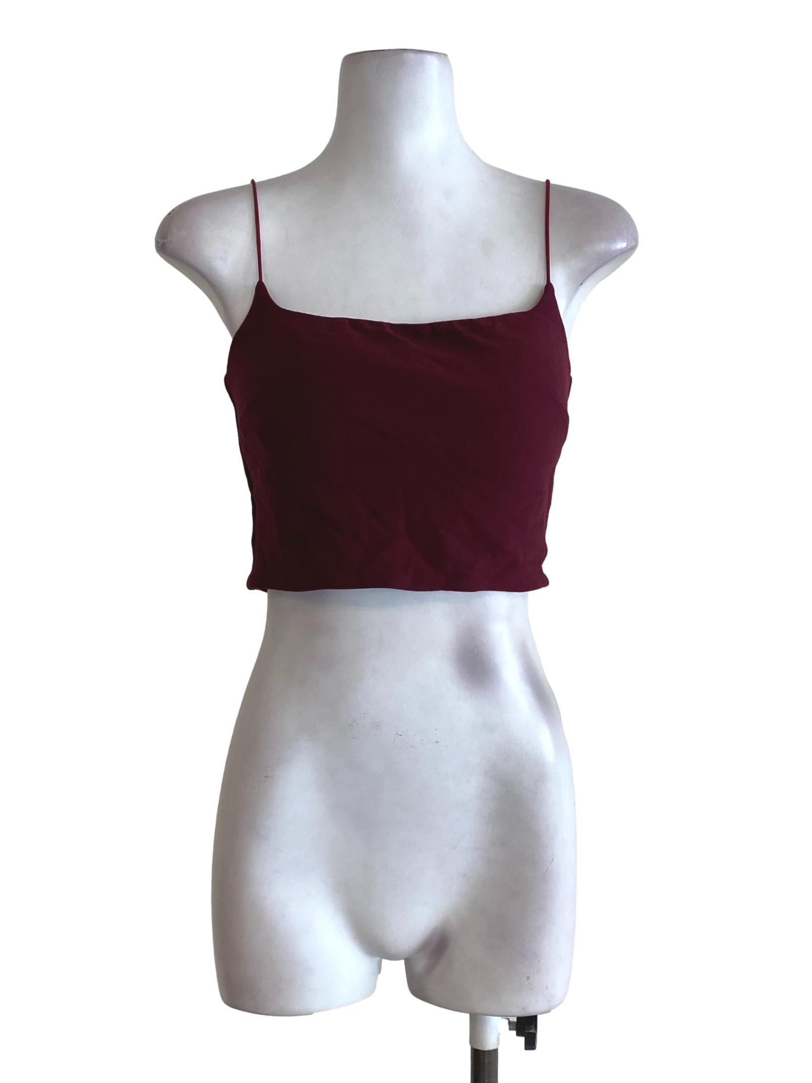 Maroon Tube Top