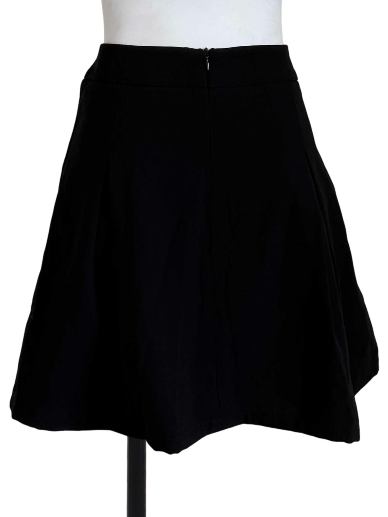 Black Side Stripe Skirt