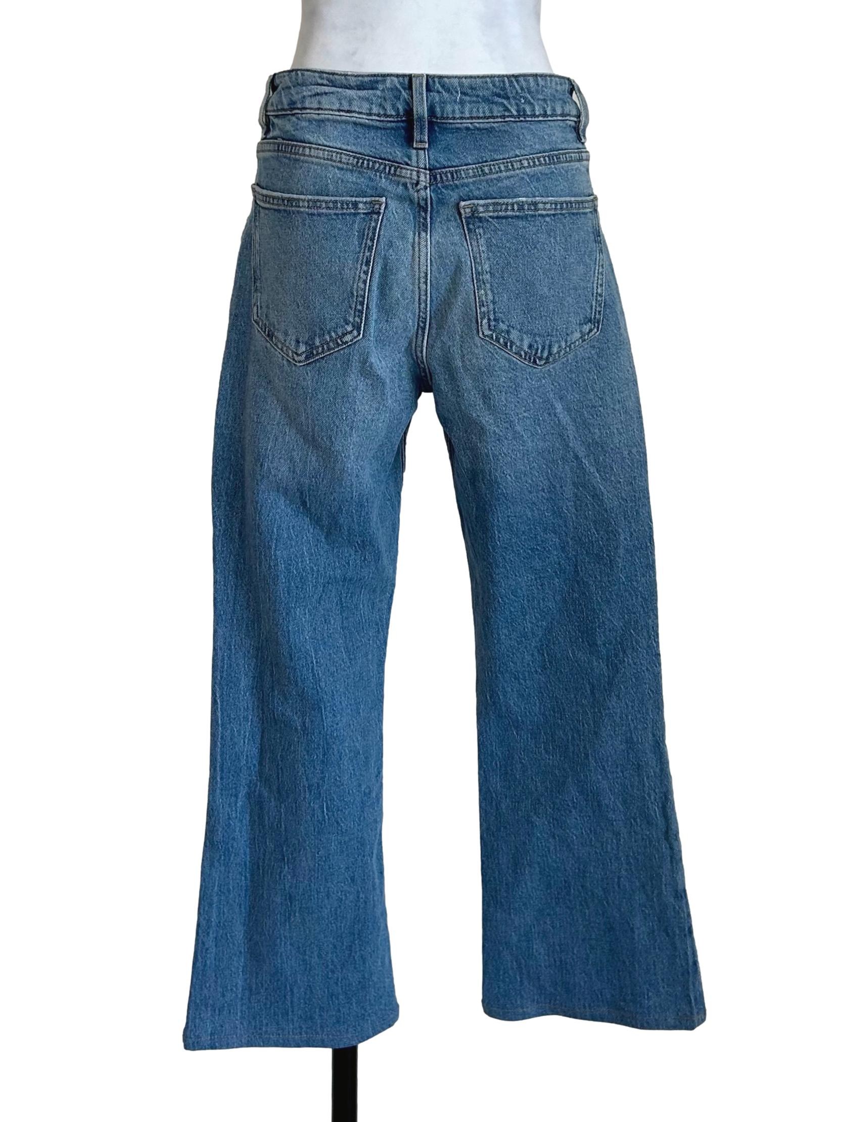 Light Blue Denim Flare Jeans