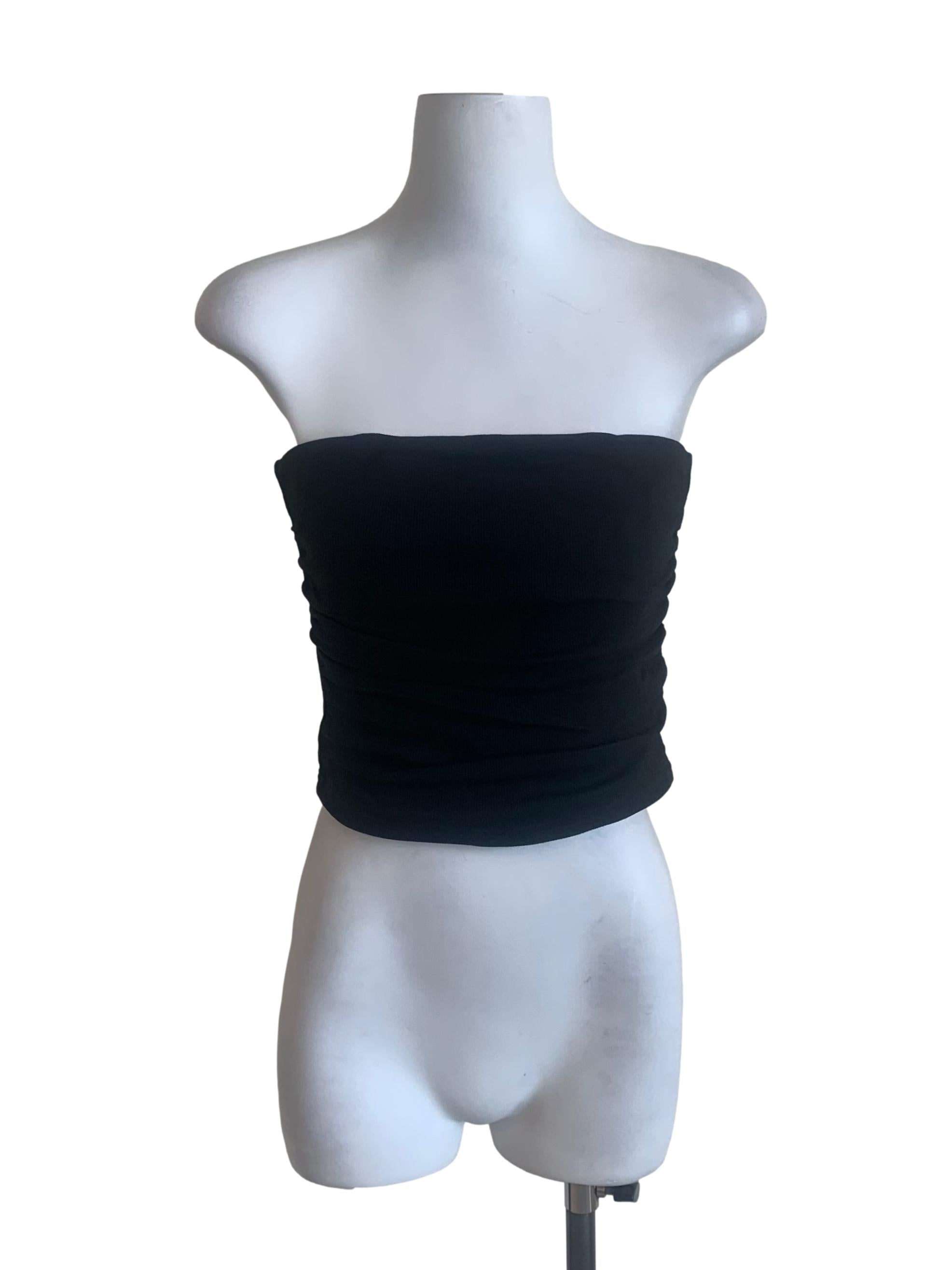 Coal Black Tube Top
