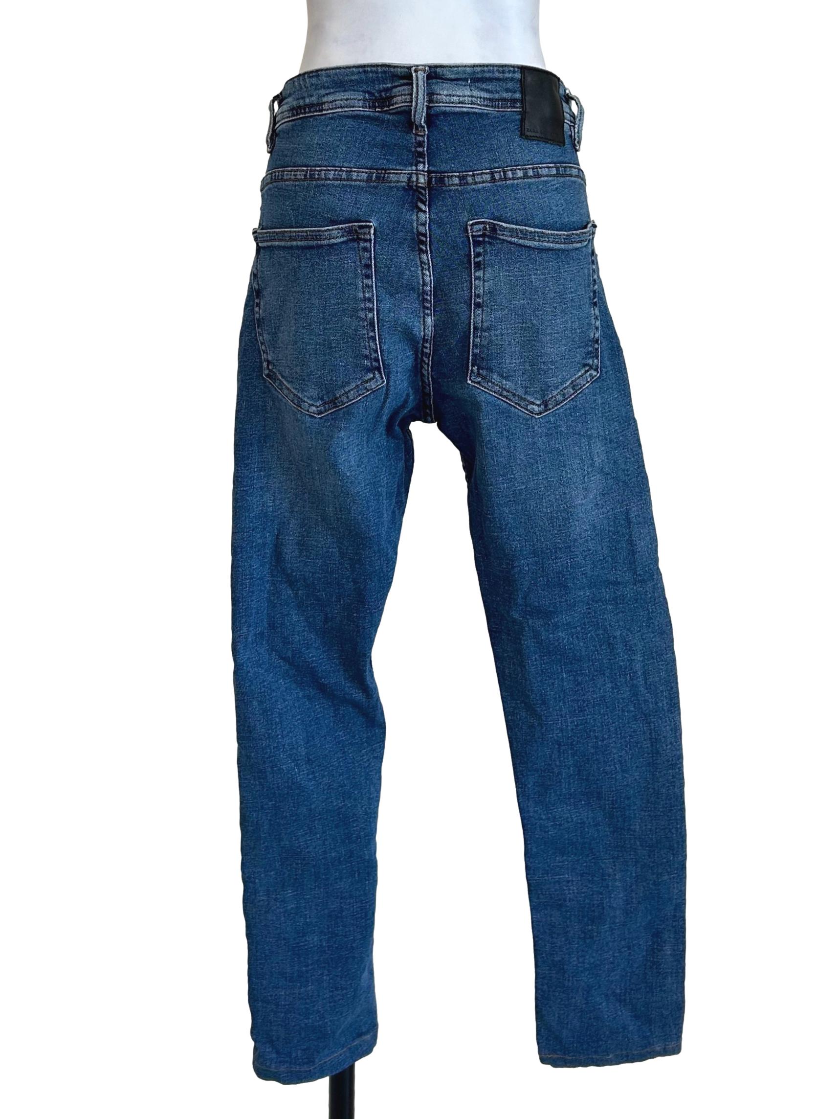 Classic Blue Denim Slim Jeans
