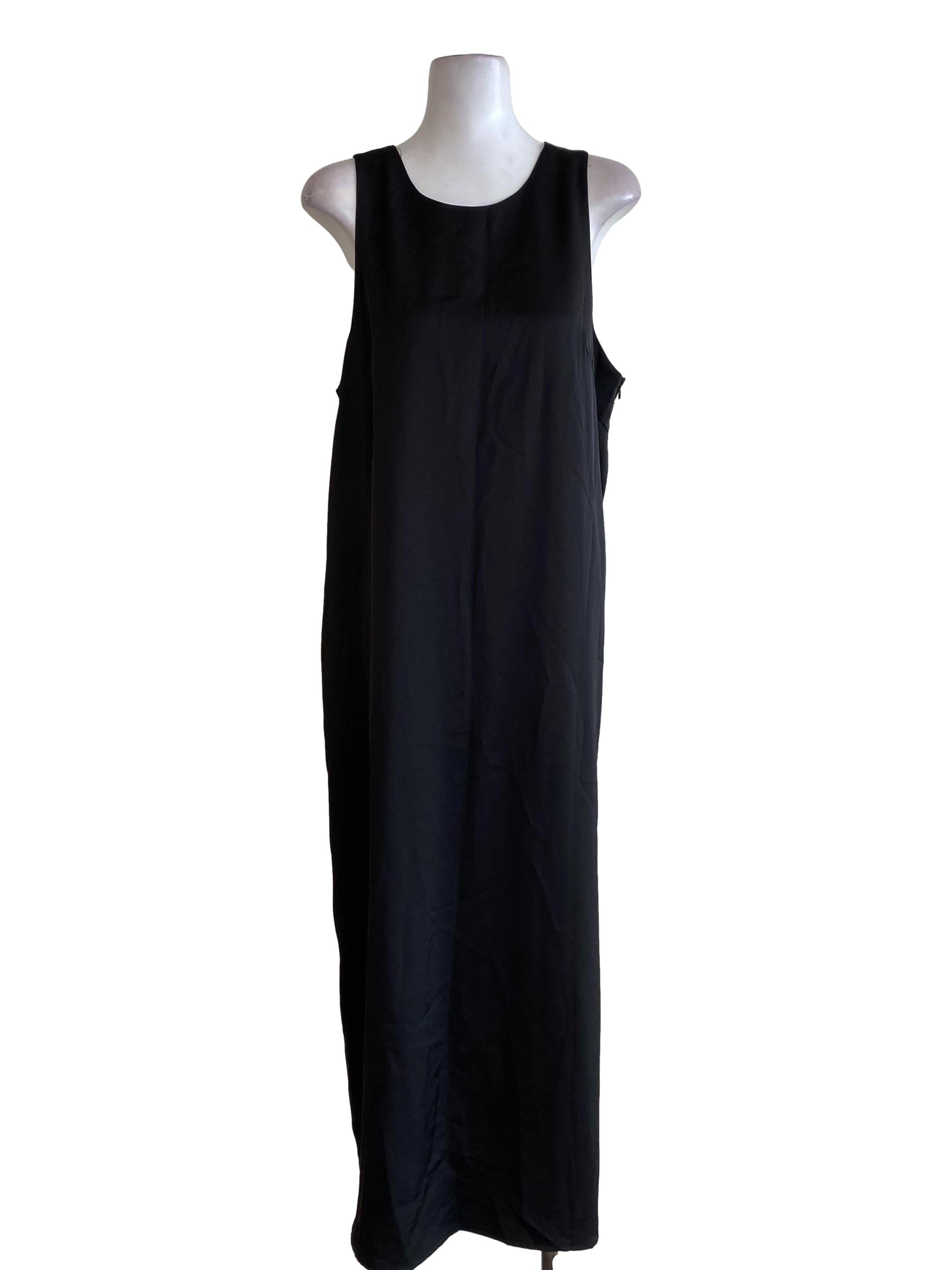 Black Satin Dress