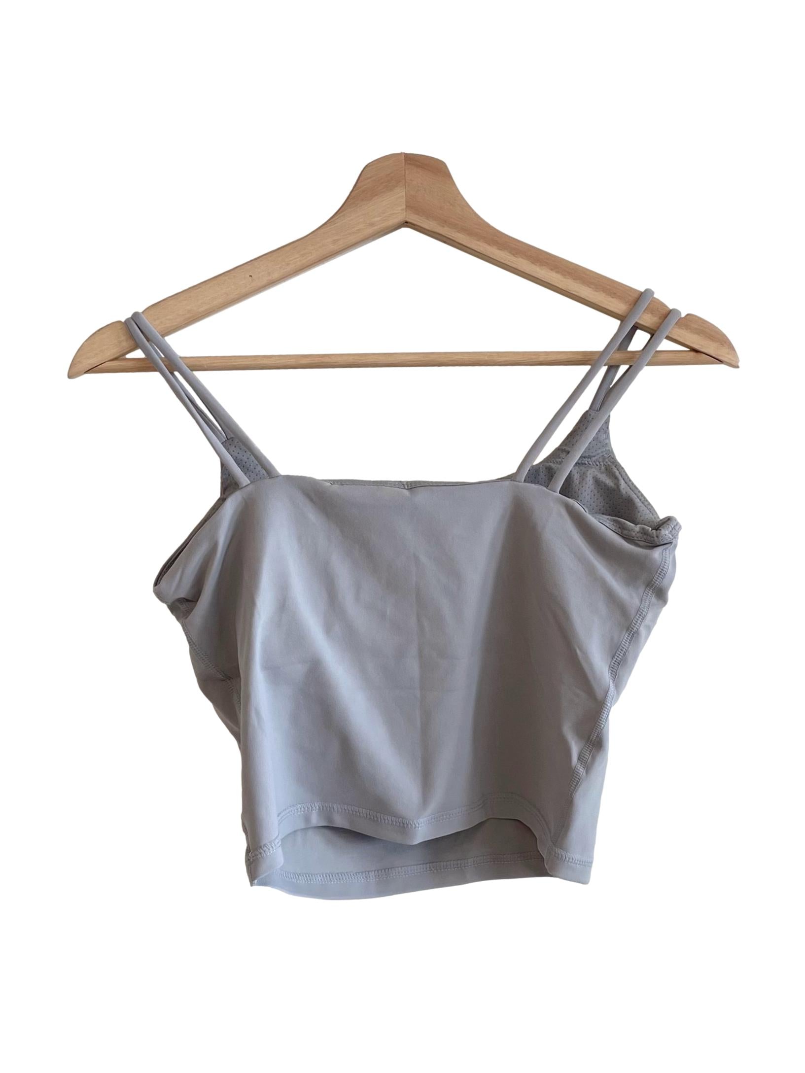 Light Grey Cami Crop Top