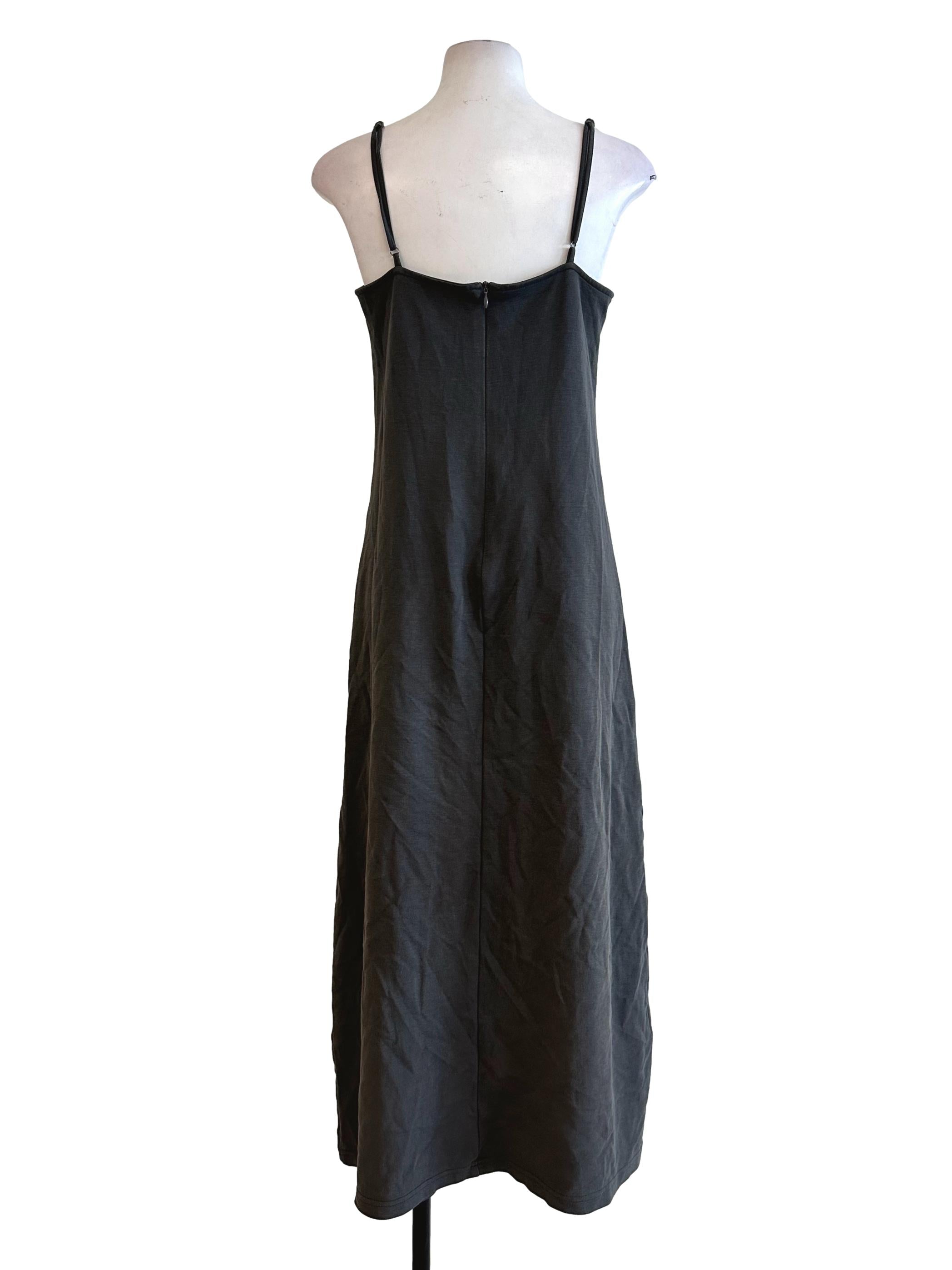 Pebble Grey Sleeveless Maxi Dress TTR