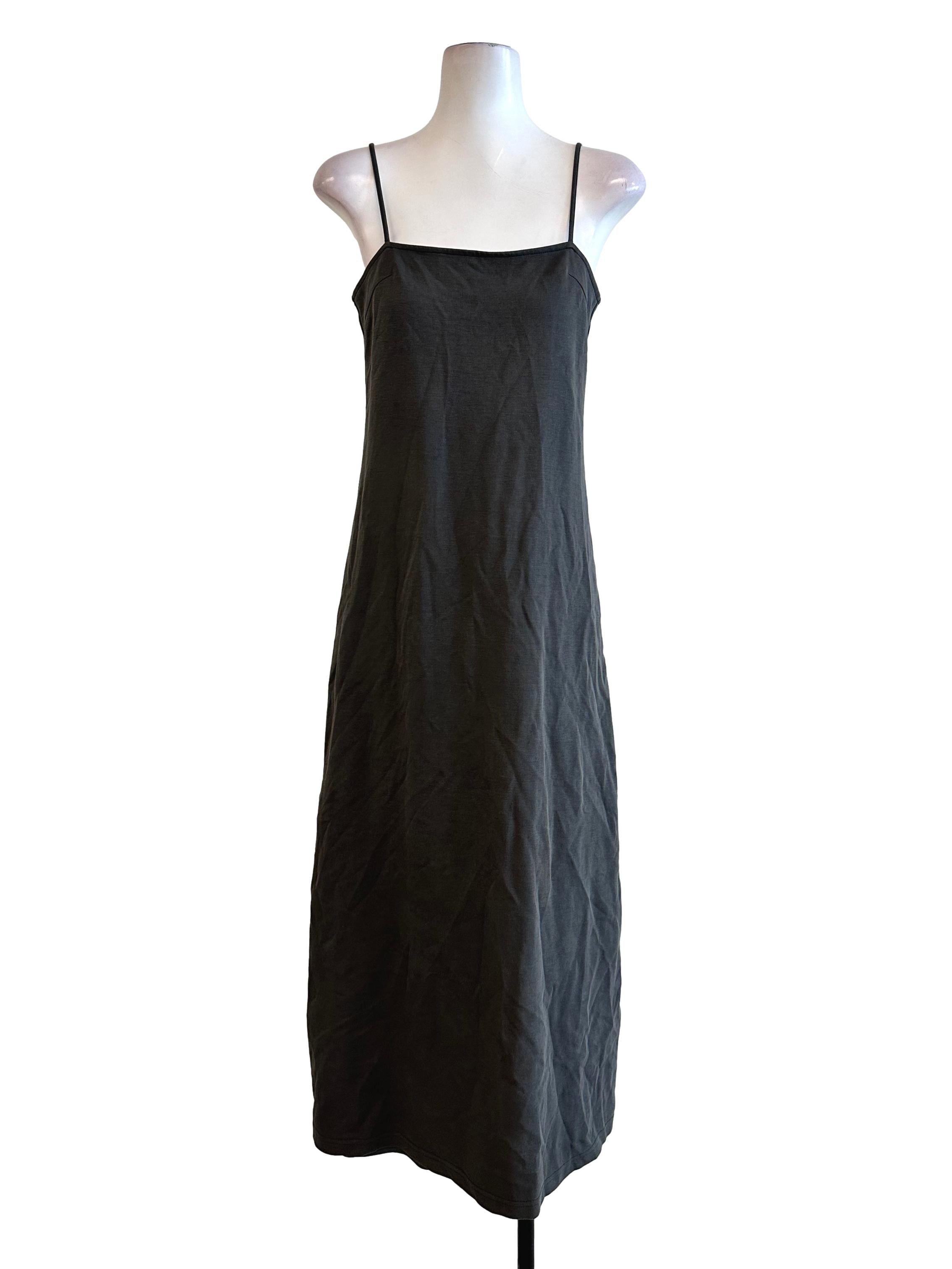 Pebble Grey Sleeveless Maxi Dress TTR