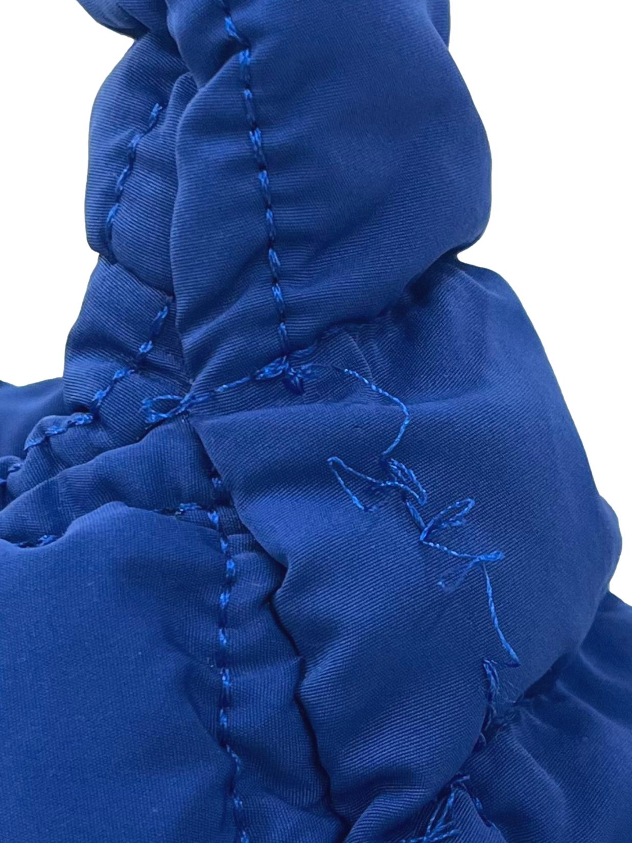 Electric Blue Quilted Mini Bag