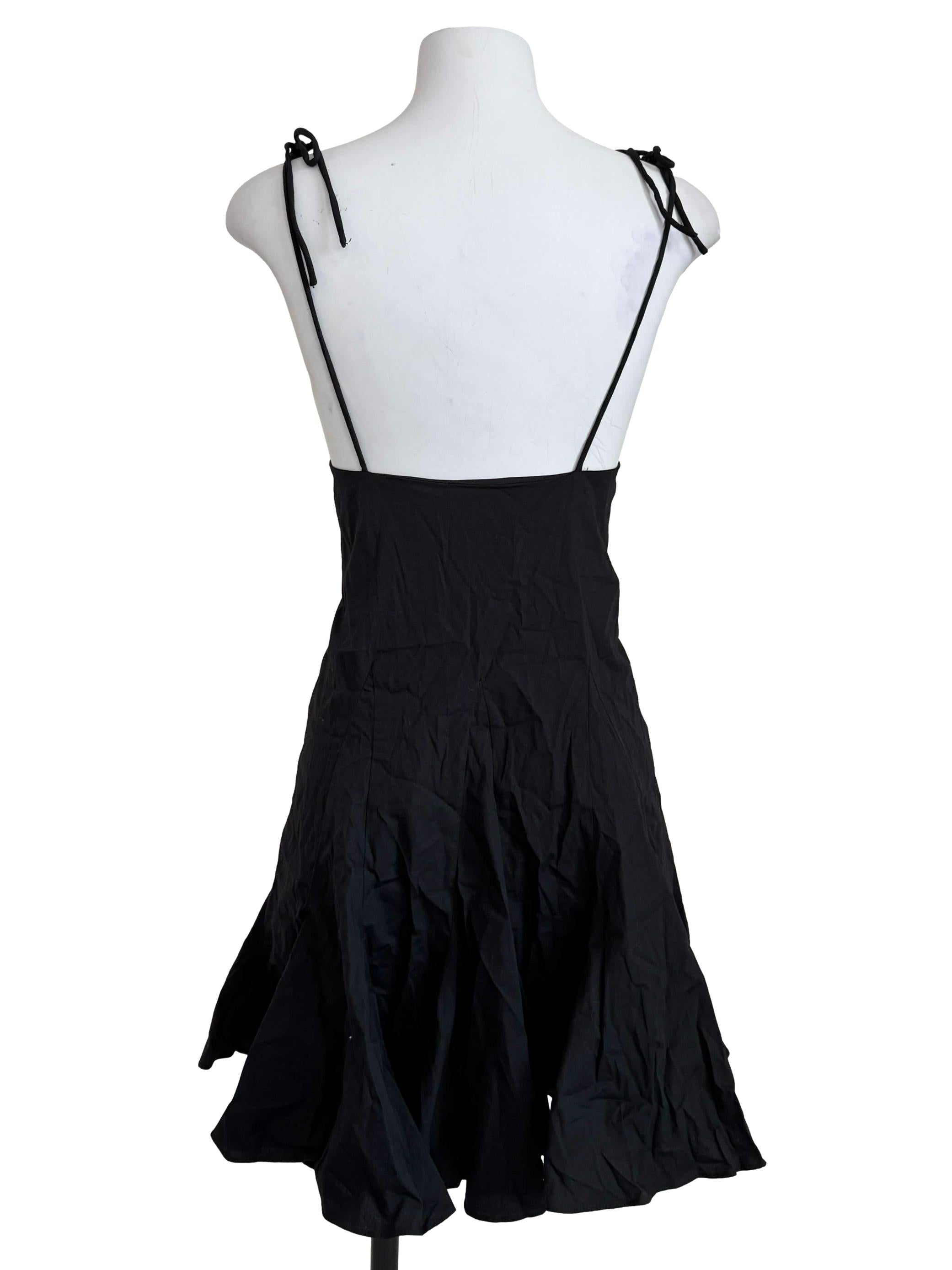 Black Spaghetti Strap Dress
