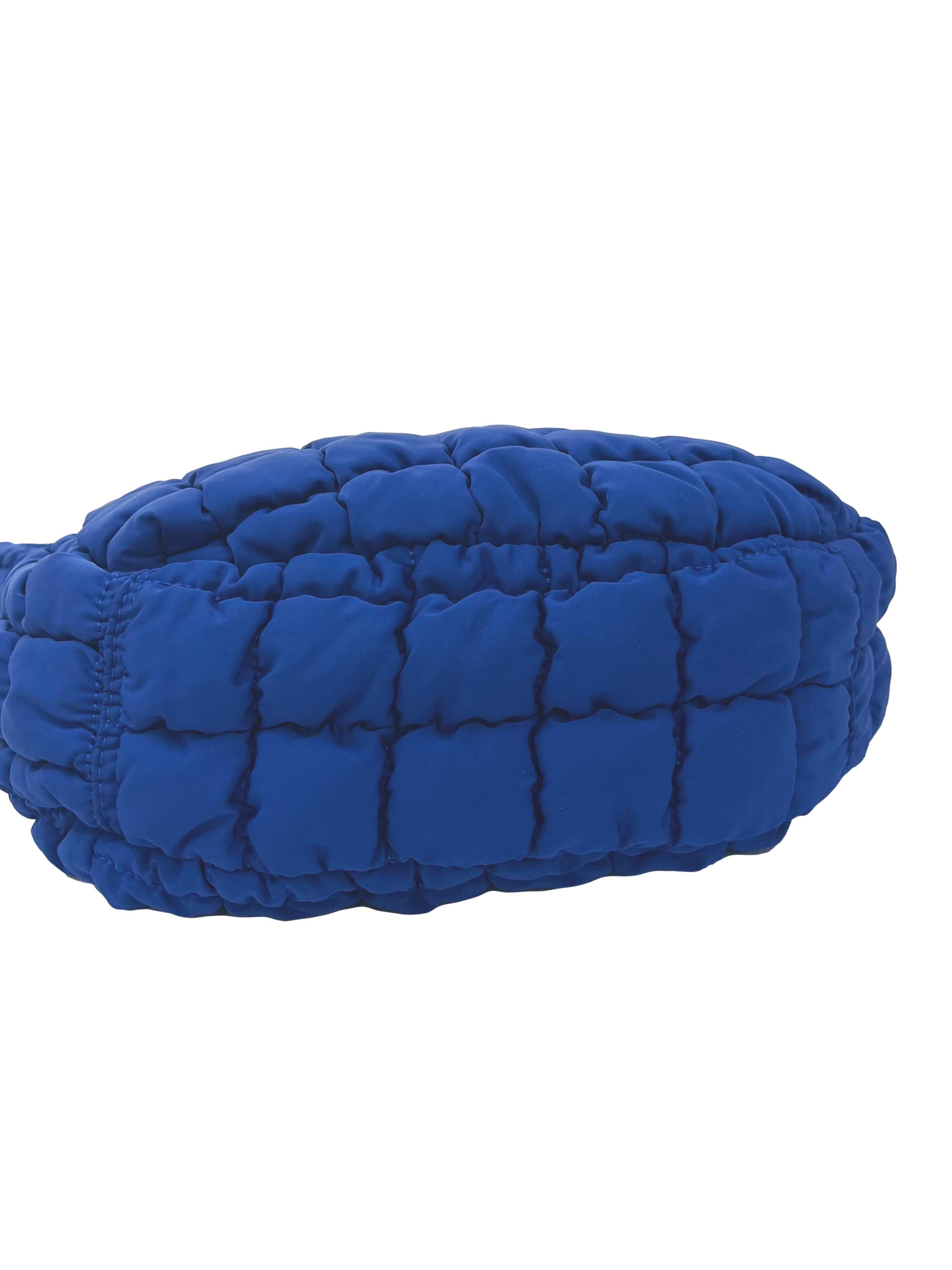 Electric Blue Quilted Mini Bag