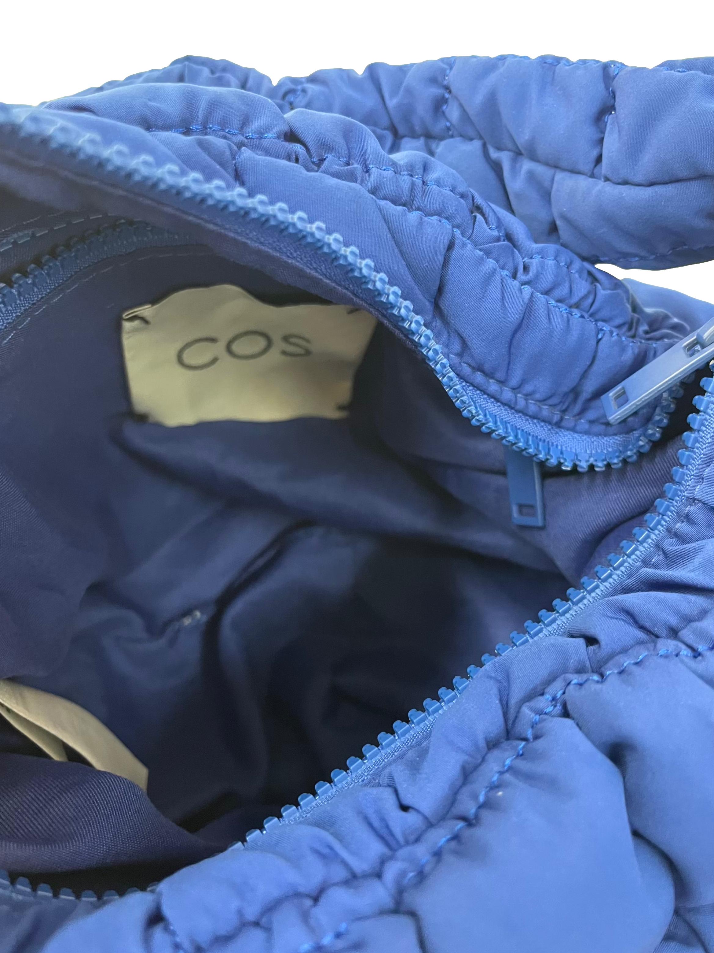 Electric Blue Quilted Mini Bag