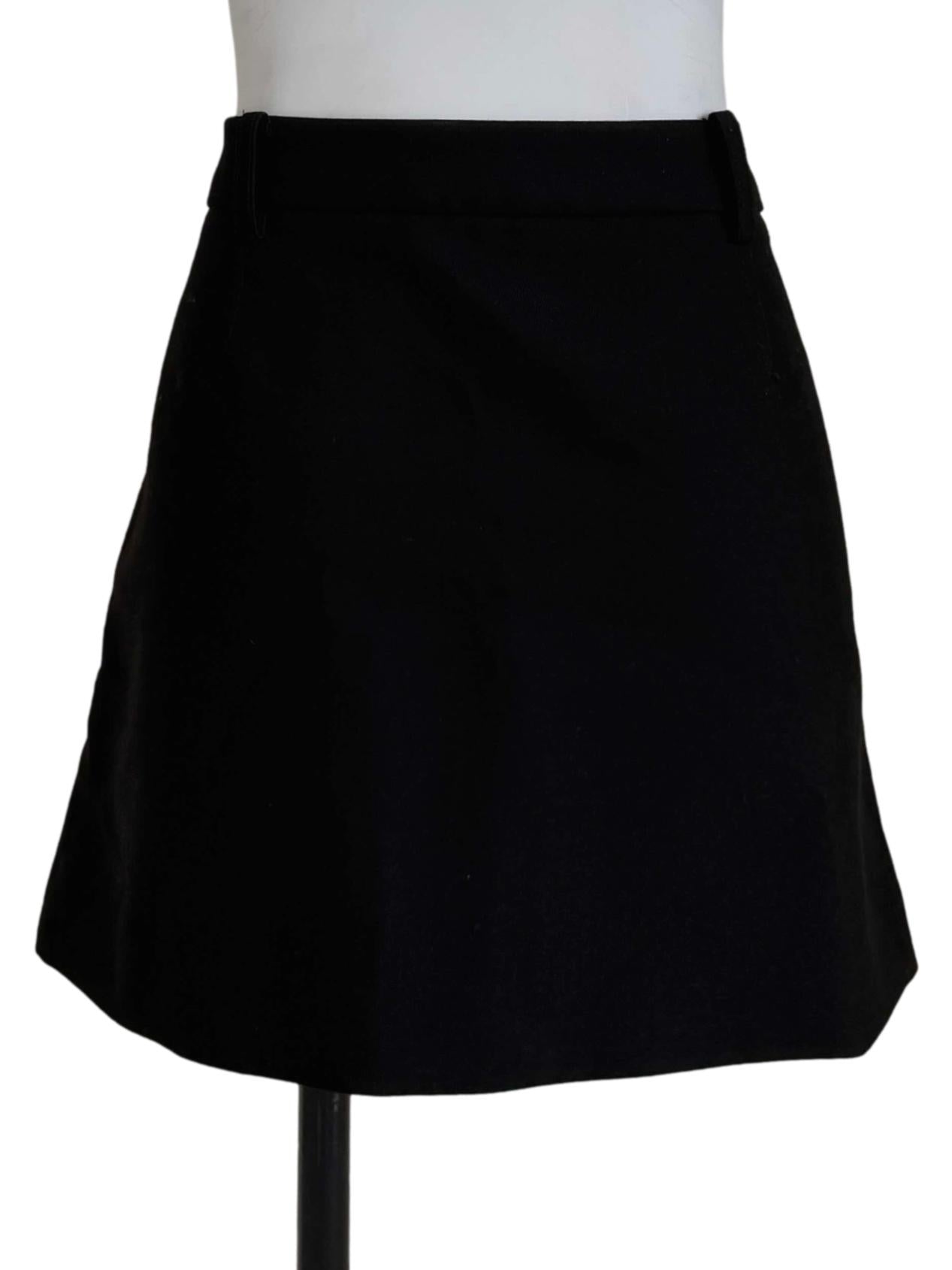 Black A-Line Skirt