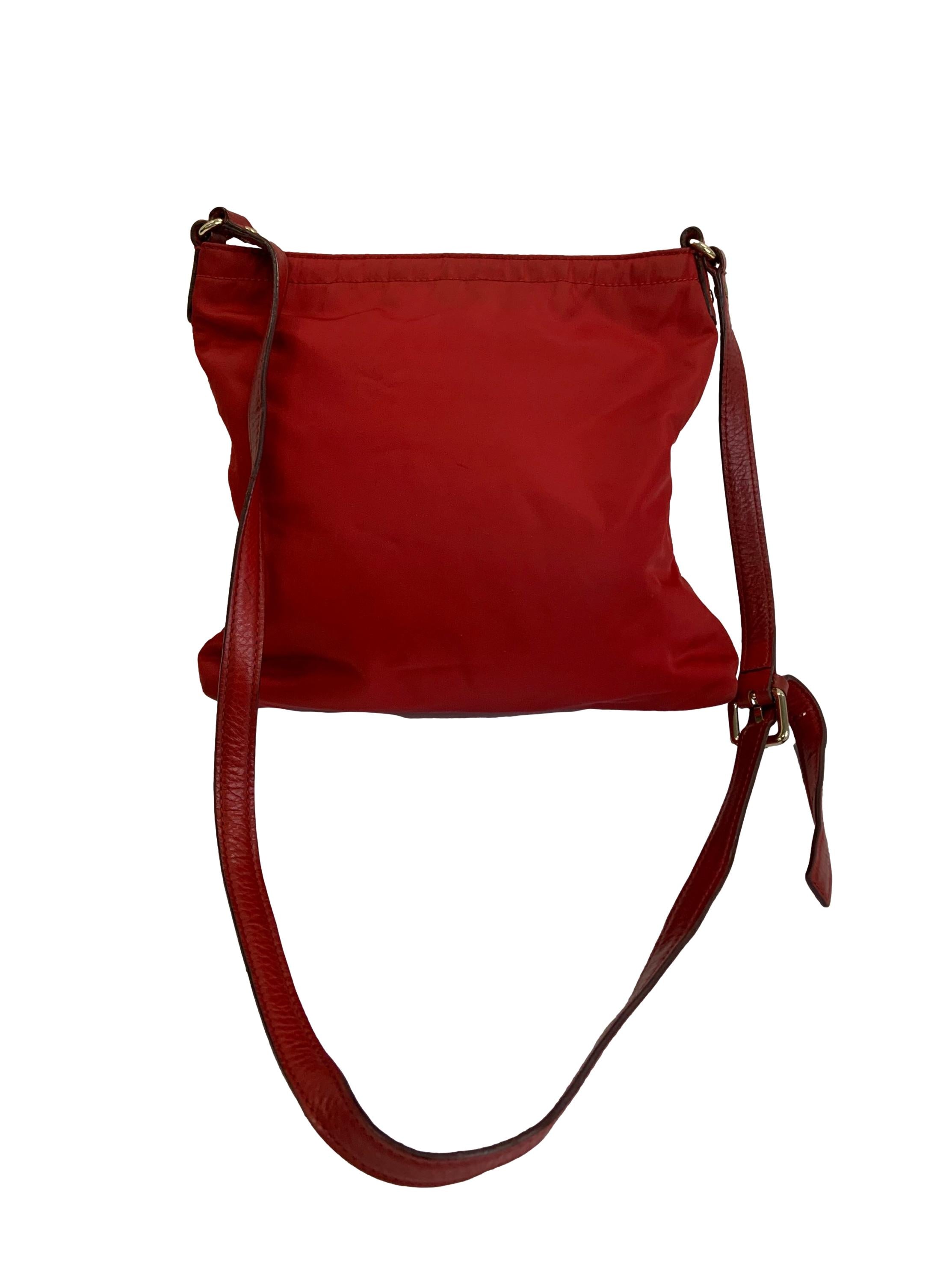 Red Messenger Bag