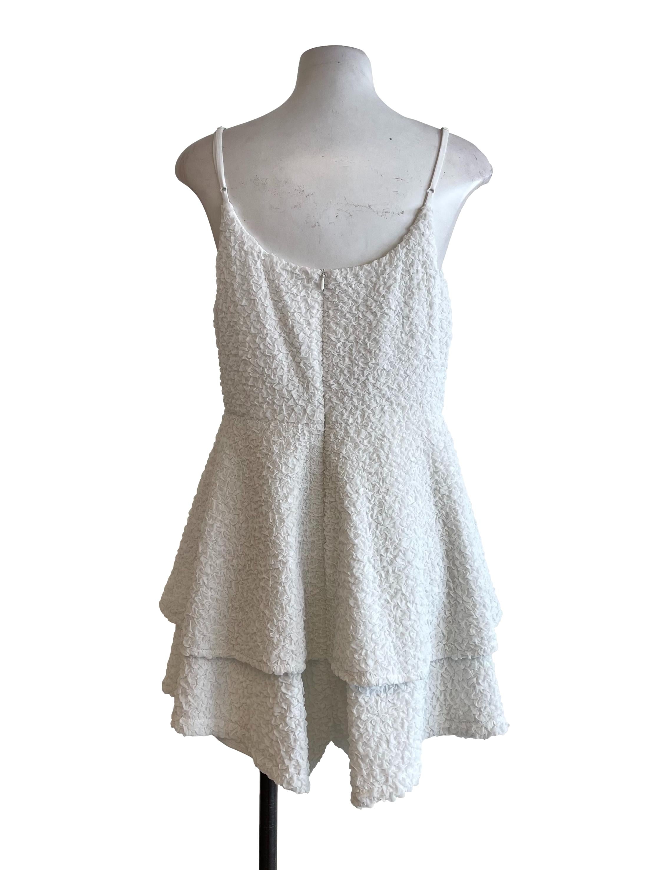 Chiffon Wrinkly Layered Romper