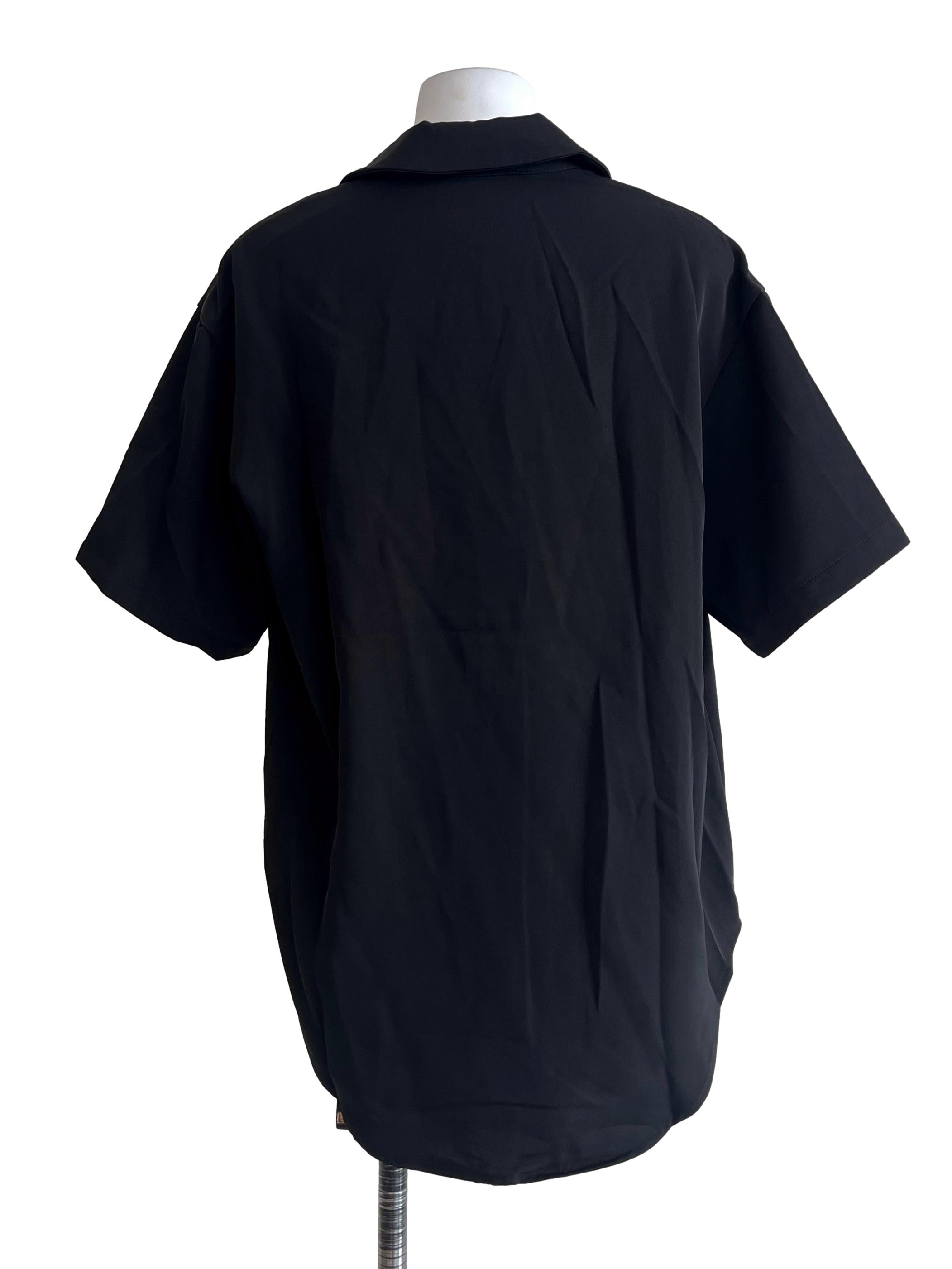 Onyx Black Short Sleeve Top