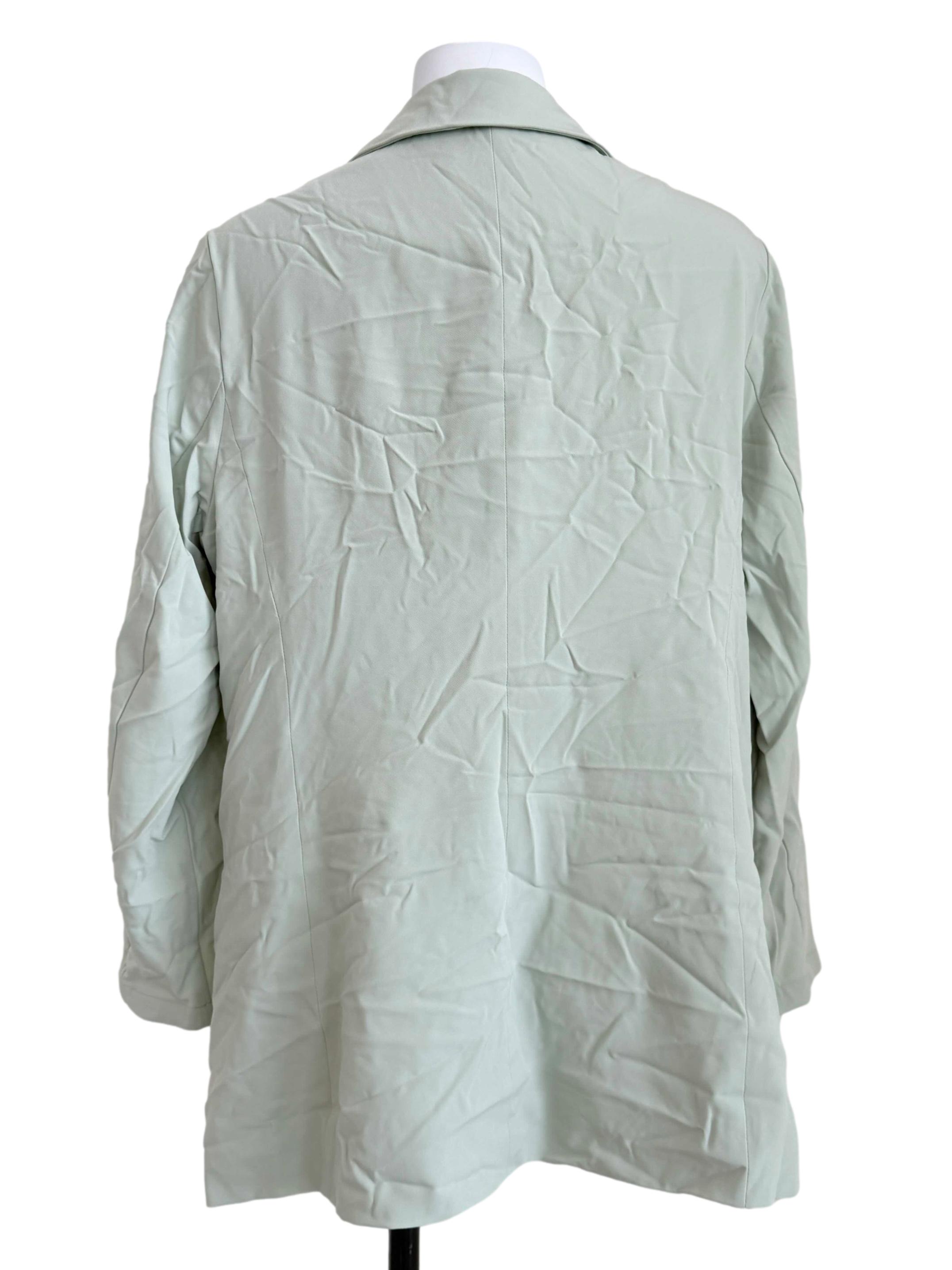 Sage Green Long Sleeves Blazer