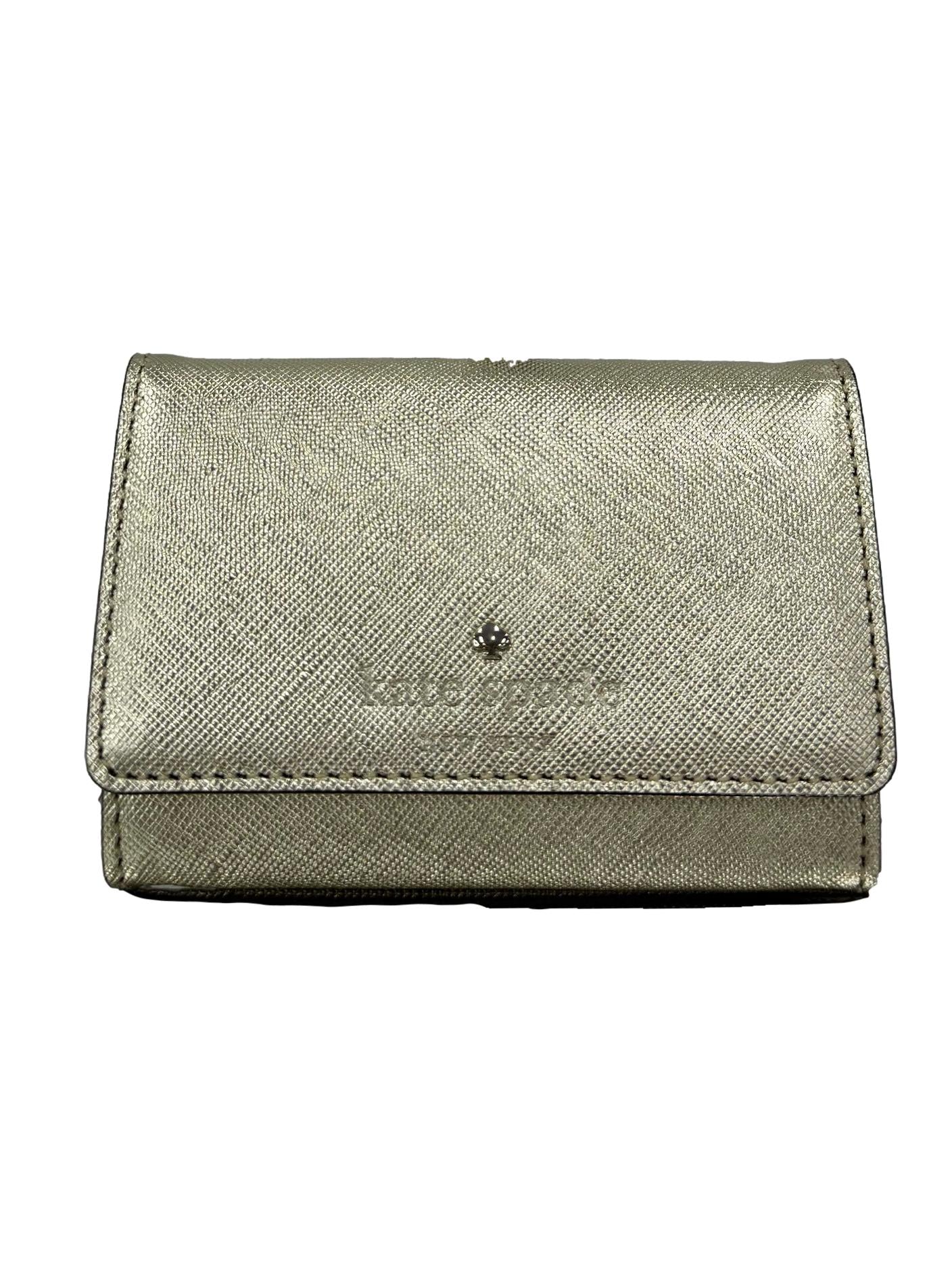 Gold Flip Card Holder
