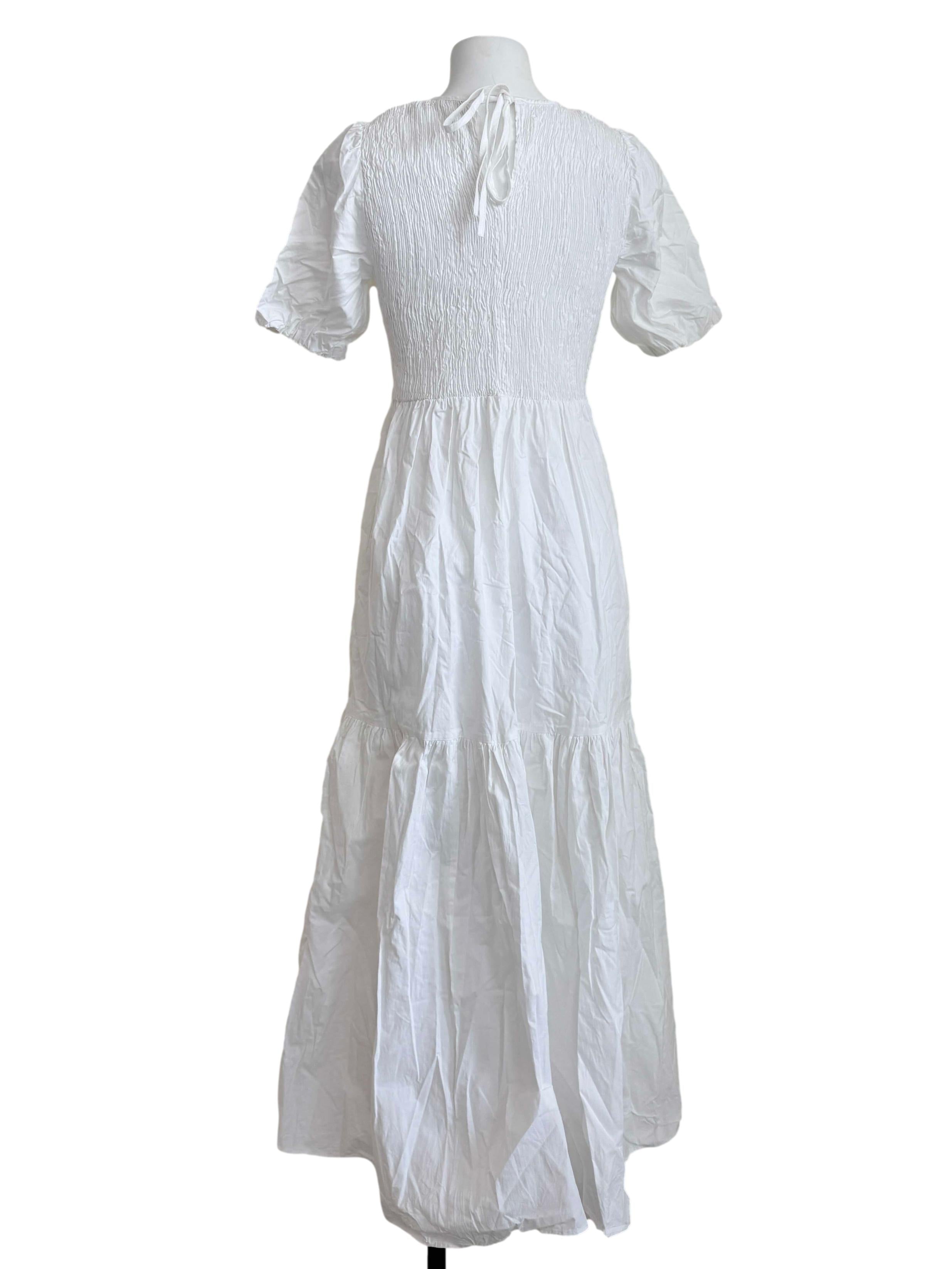 White Drop Waist Dress