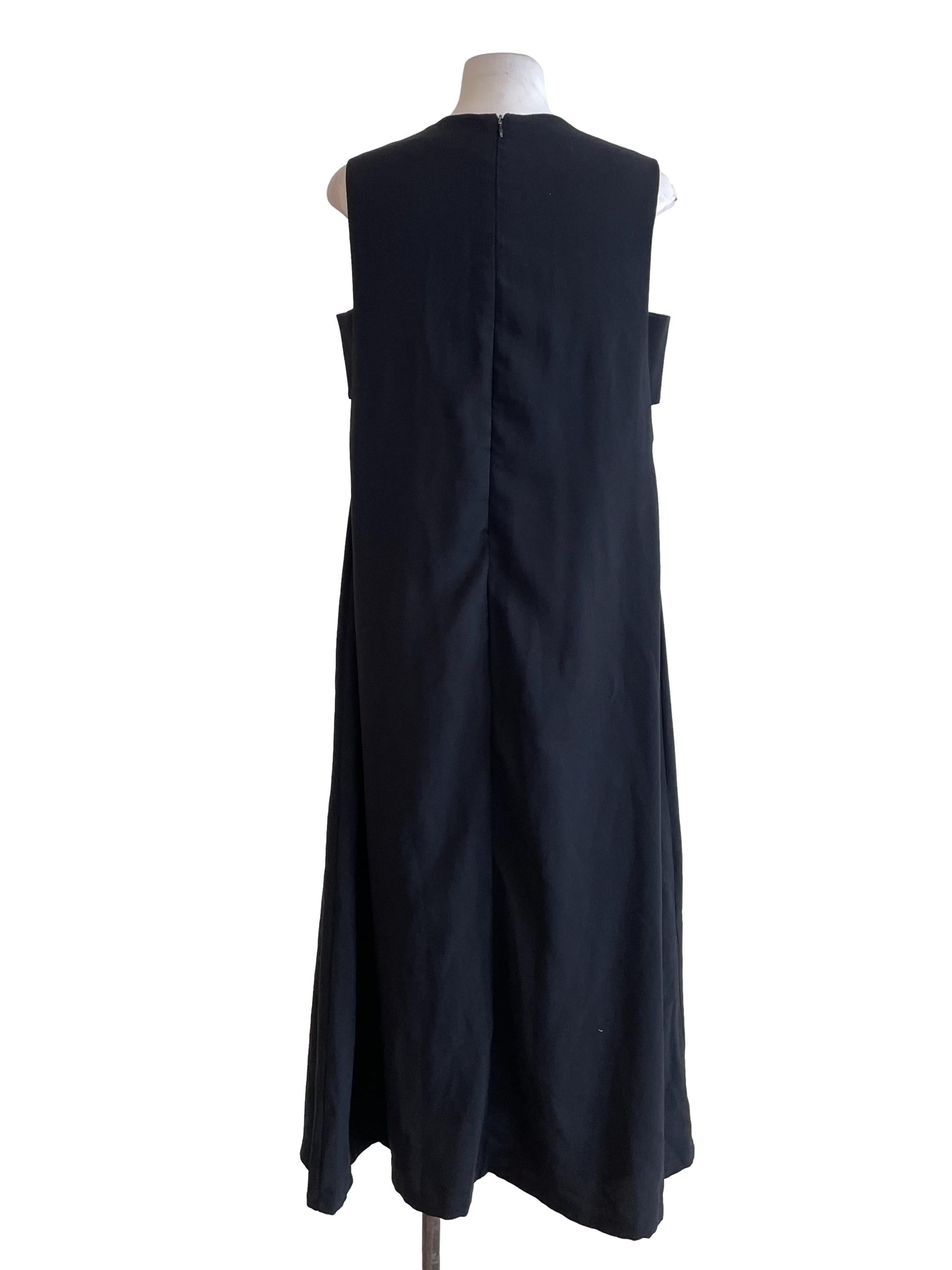 Black Sleeveless Flowy Dress