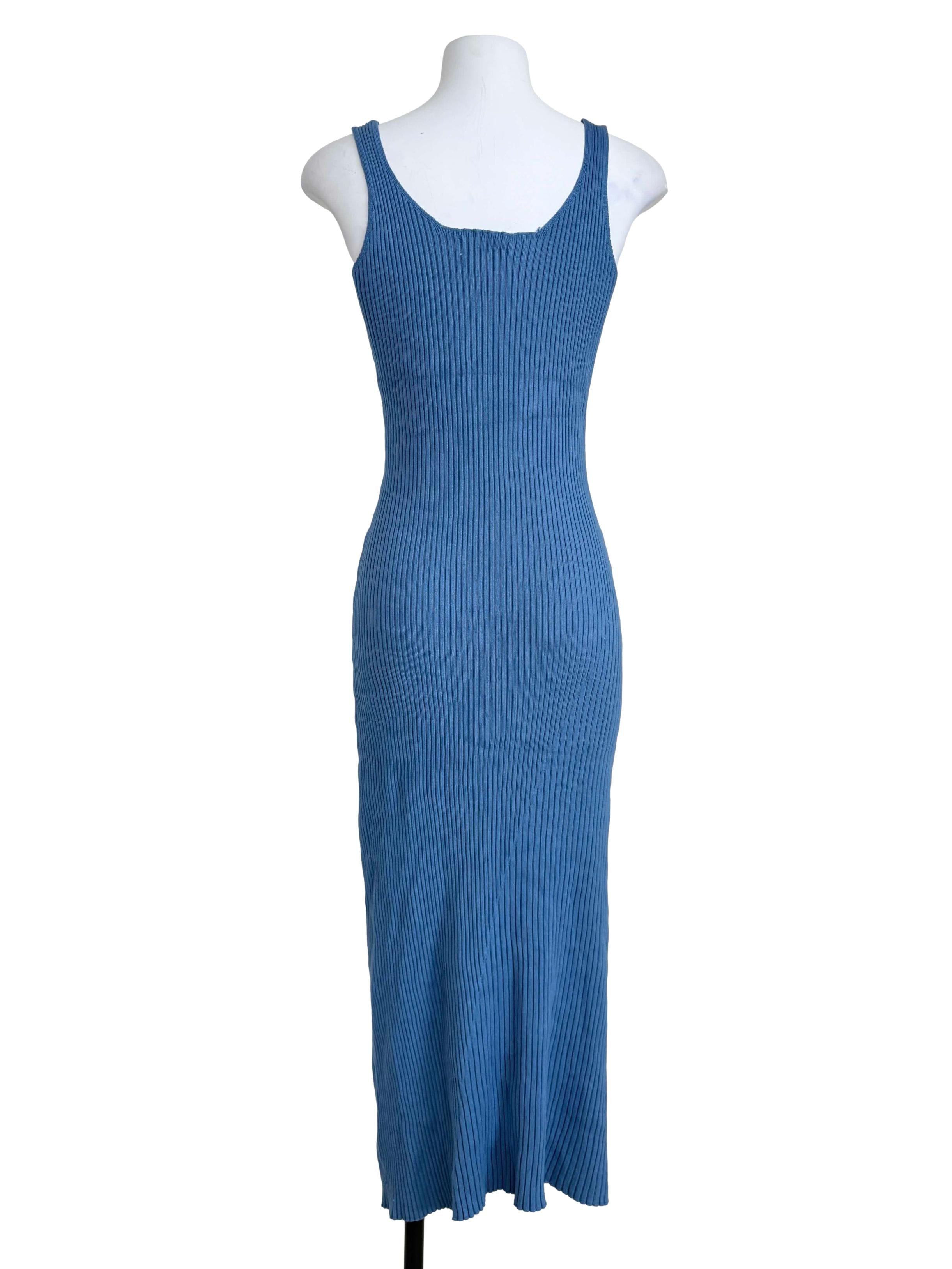 Cerulean Blue Knit Dress