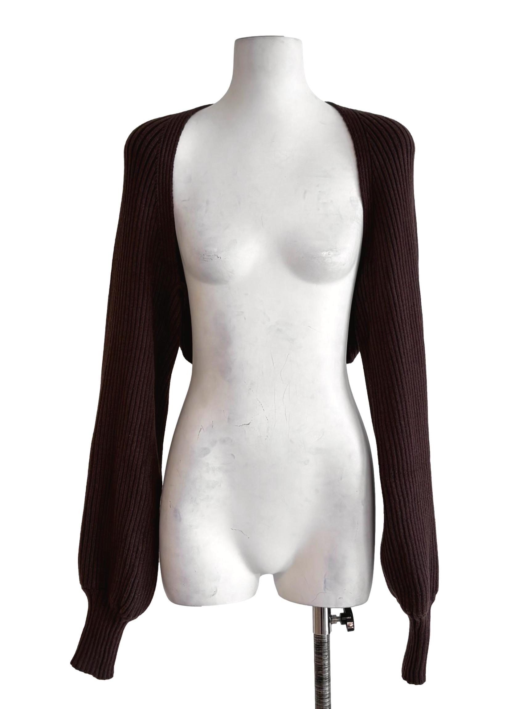 Brunette Brown Upper Cardigan