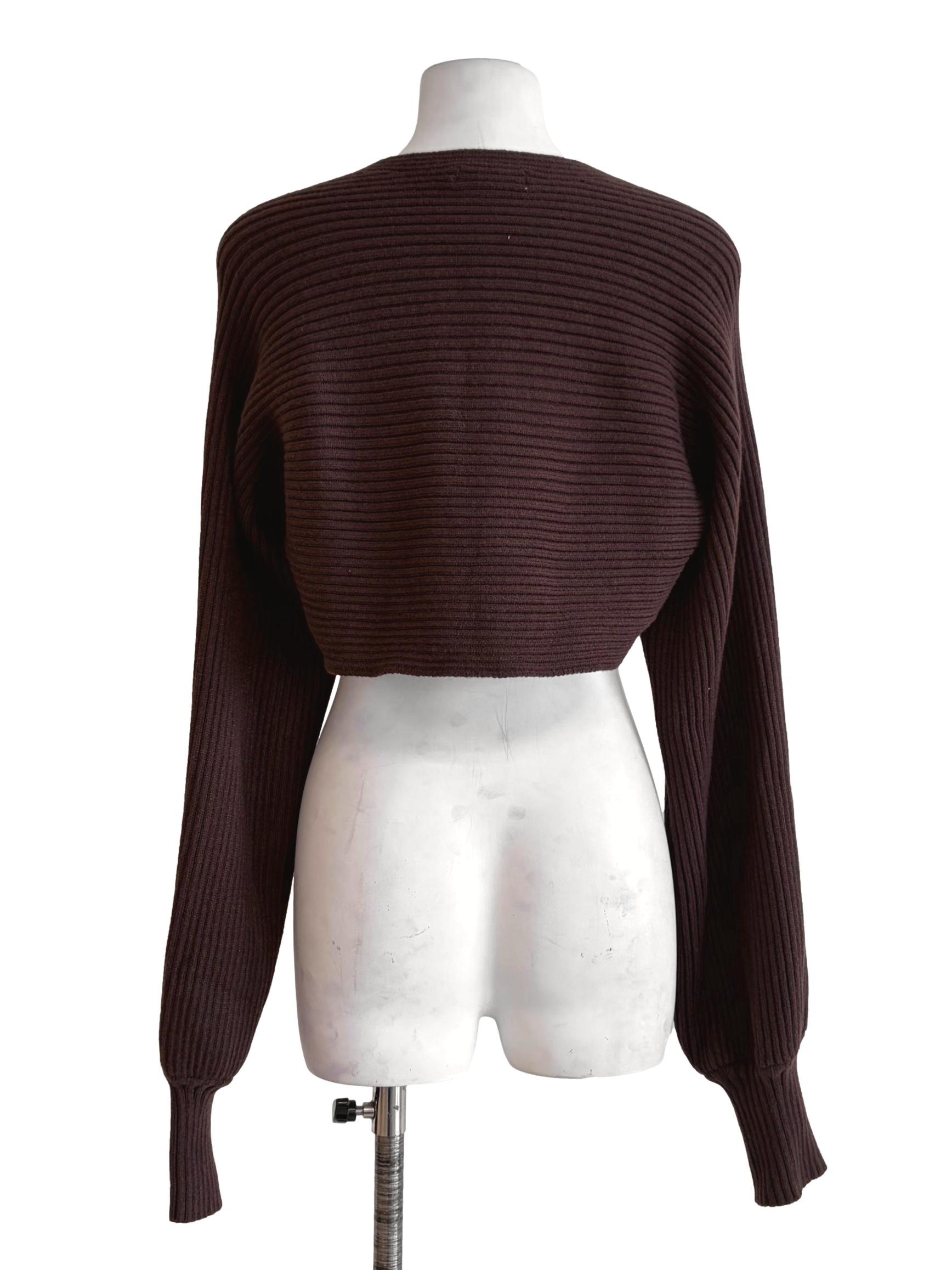 Brunette Brown Upper Cardigan