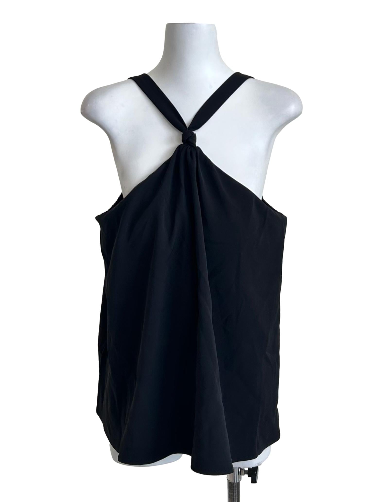 Black Knot Halter Neck Tank