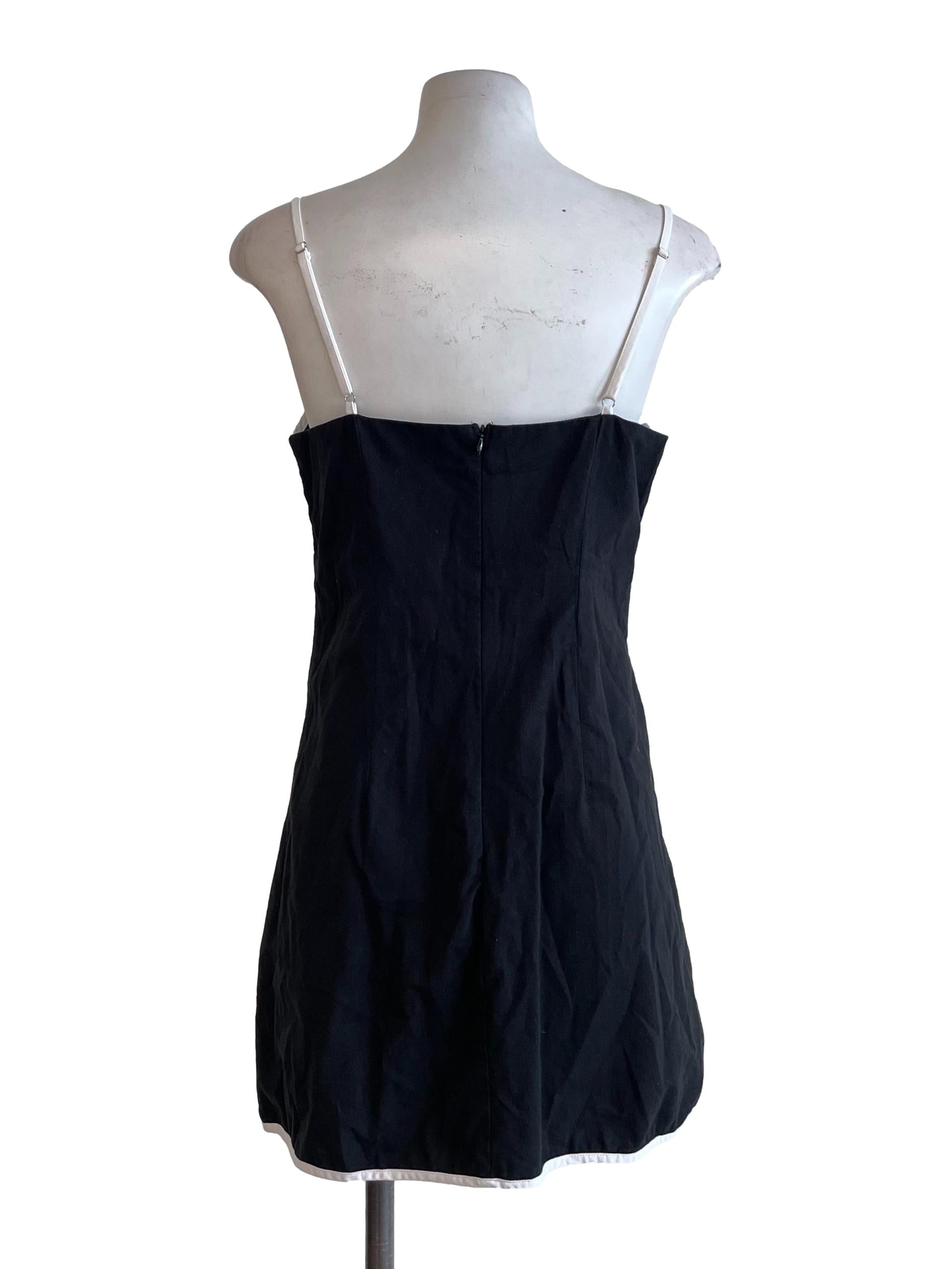 Black Boat Neck Fit Dress