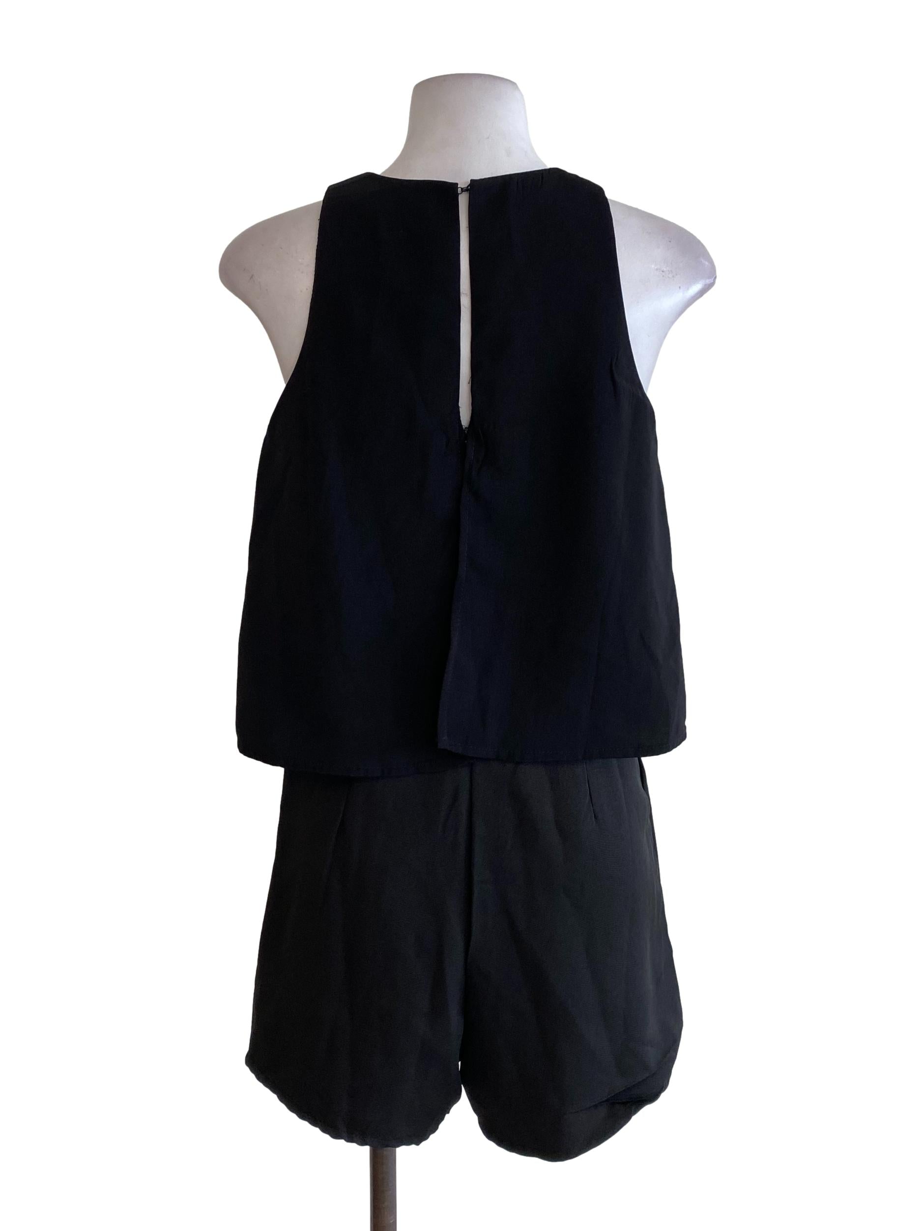 Black Layered Rompers