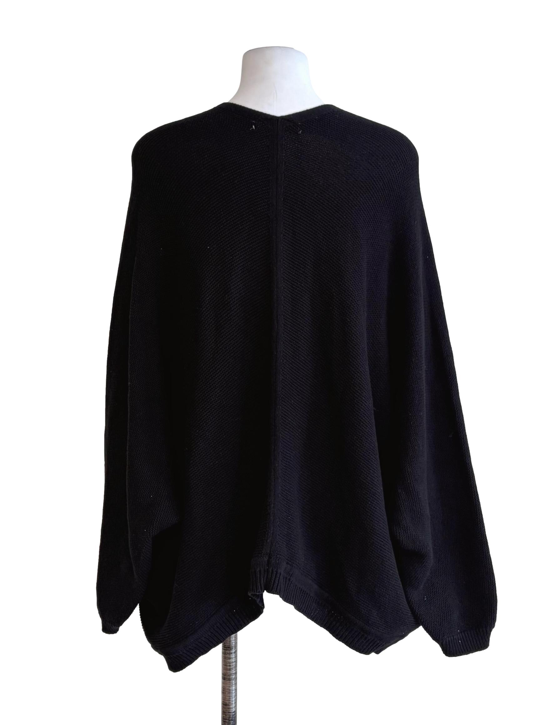 Raven Black Knit Cardigan