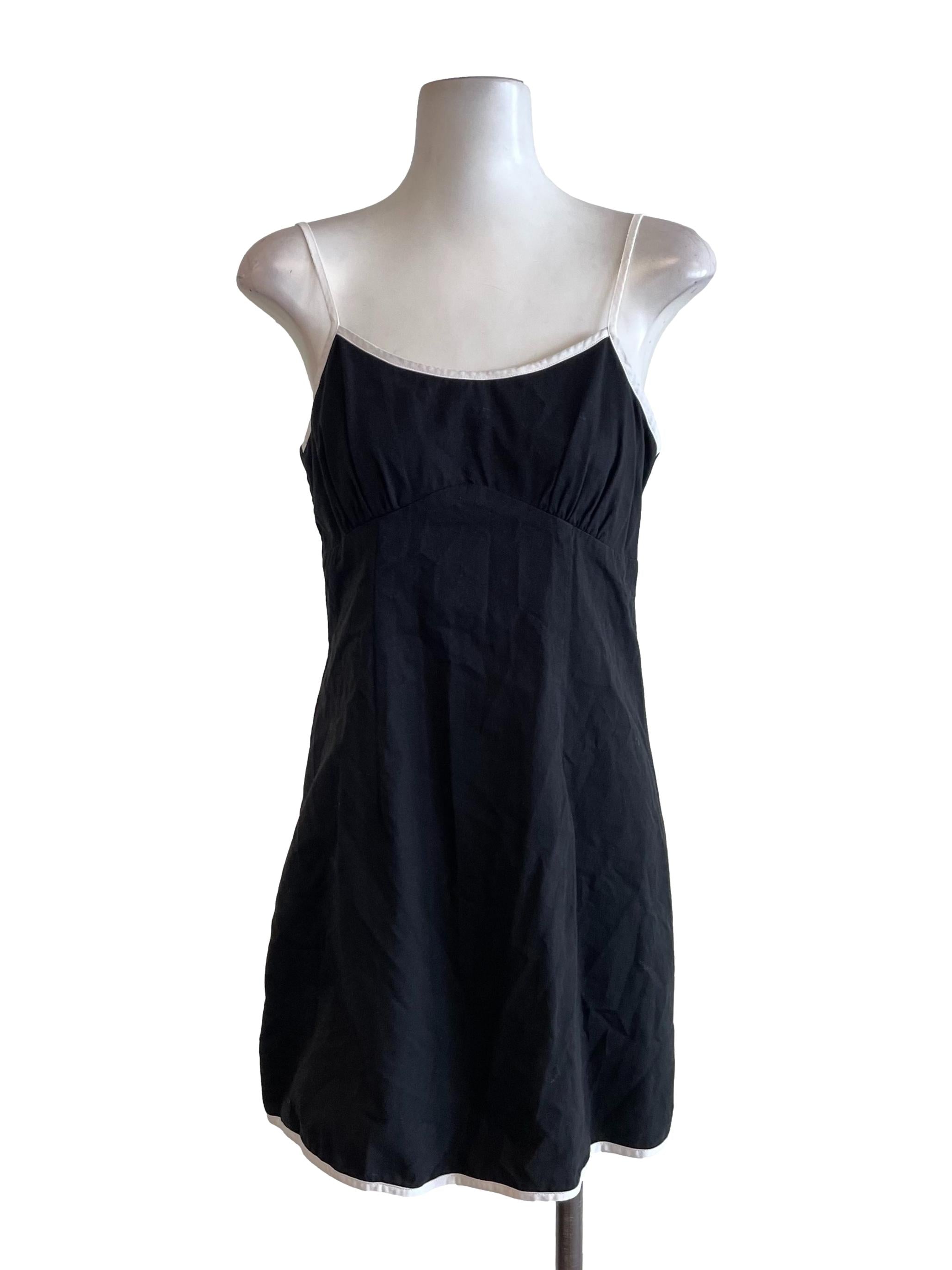 Black Boat Neck Fit Dress