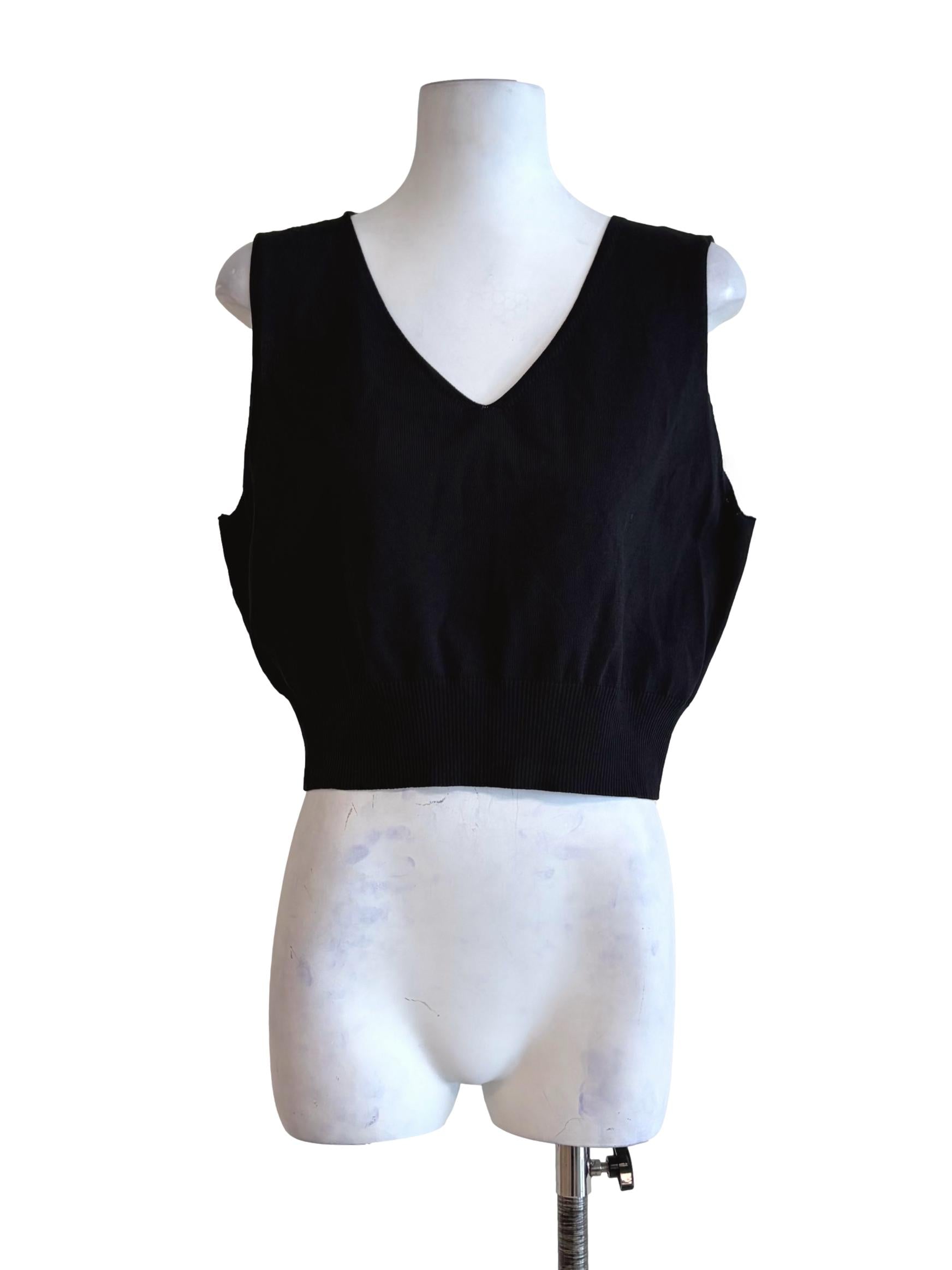 Jade Black Tank Top LB