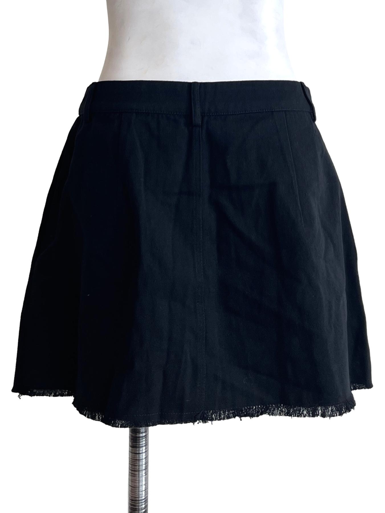 Ink Black A-Line Skirt TTR