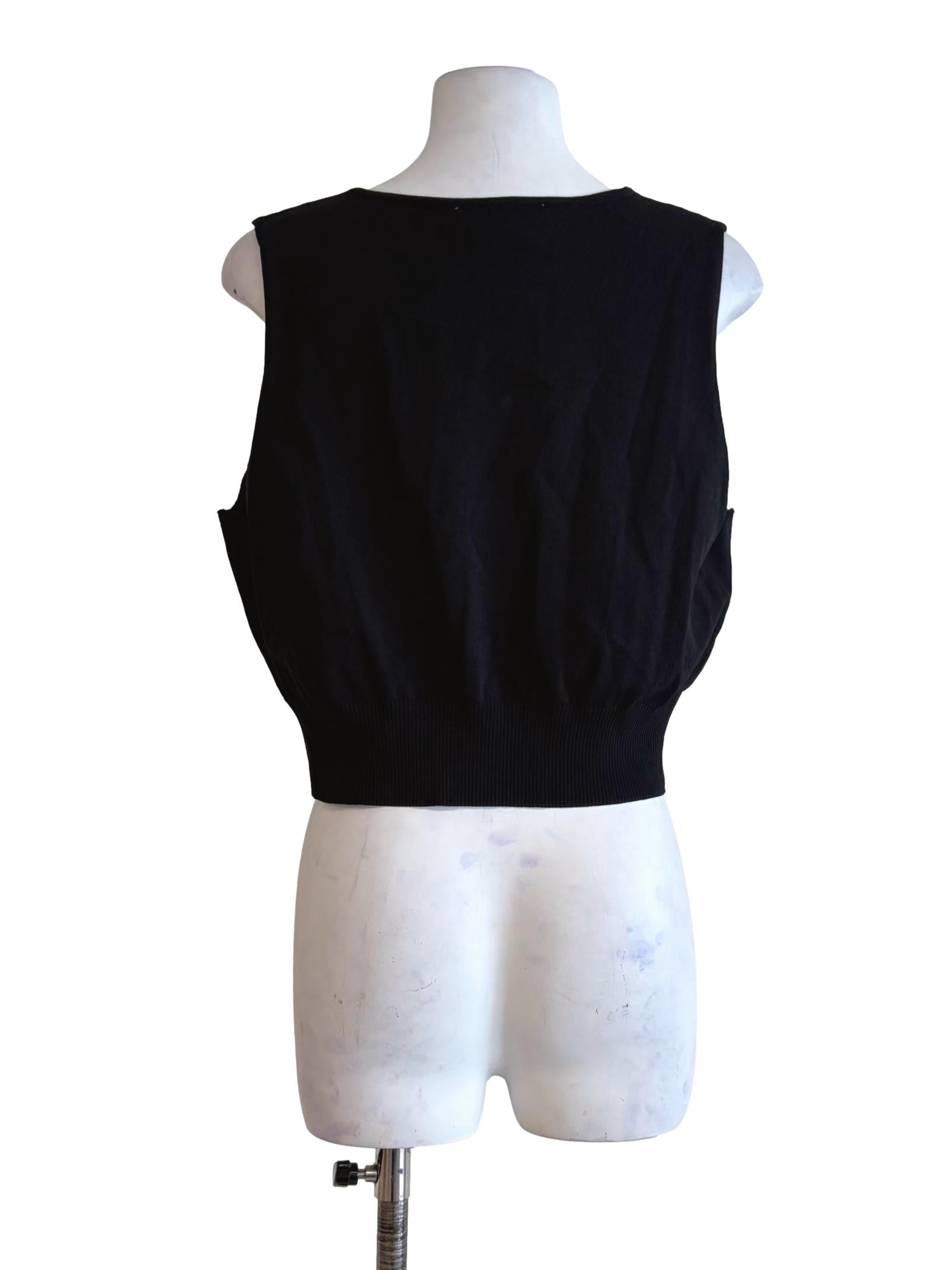 Jade Black Tank Top LB