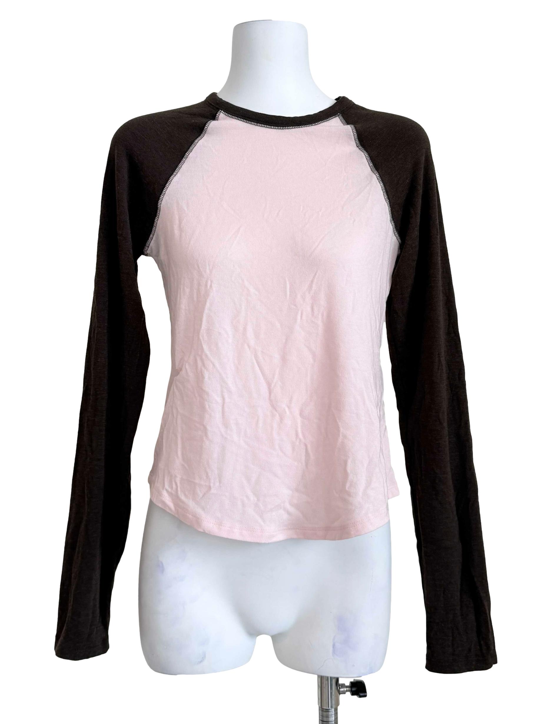 Two Tone Long Sleeves Shirt