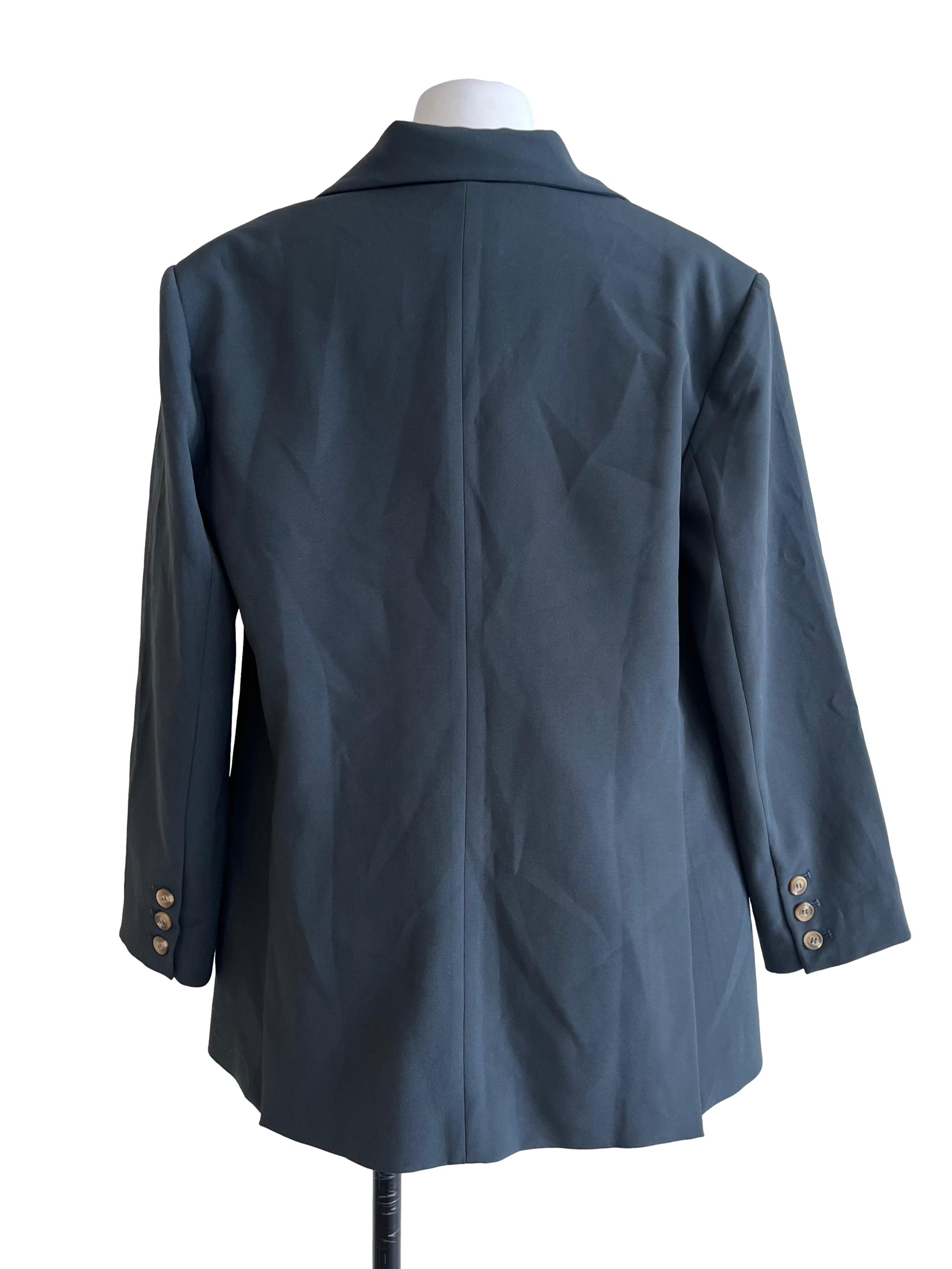 Grey Blue Blazer